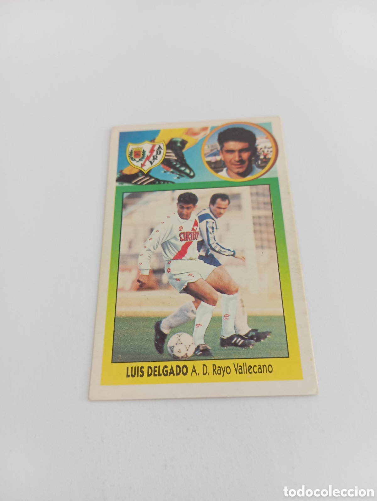 Cromos de F&uacute;tbol: LUIS DELGADO COLOCA Liga Este 1993 1994 CART&Oacute;N Panini 93 94 NUEVO SIN PEGAR
