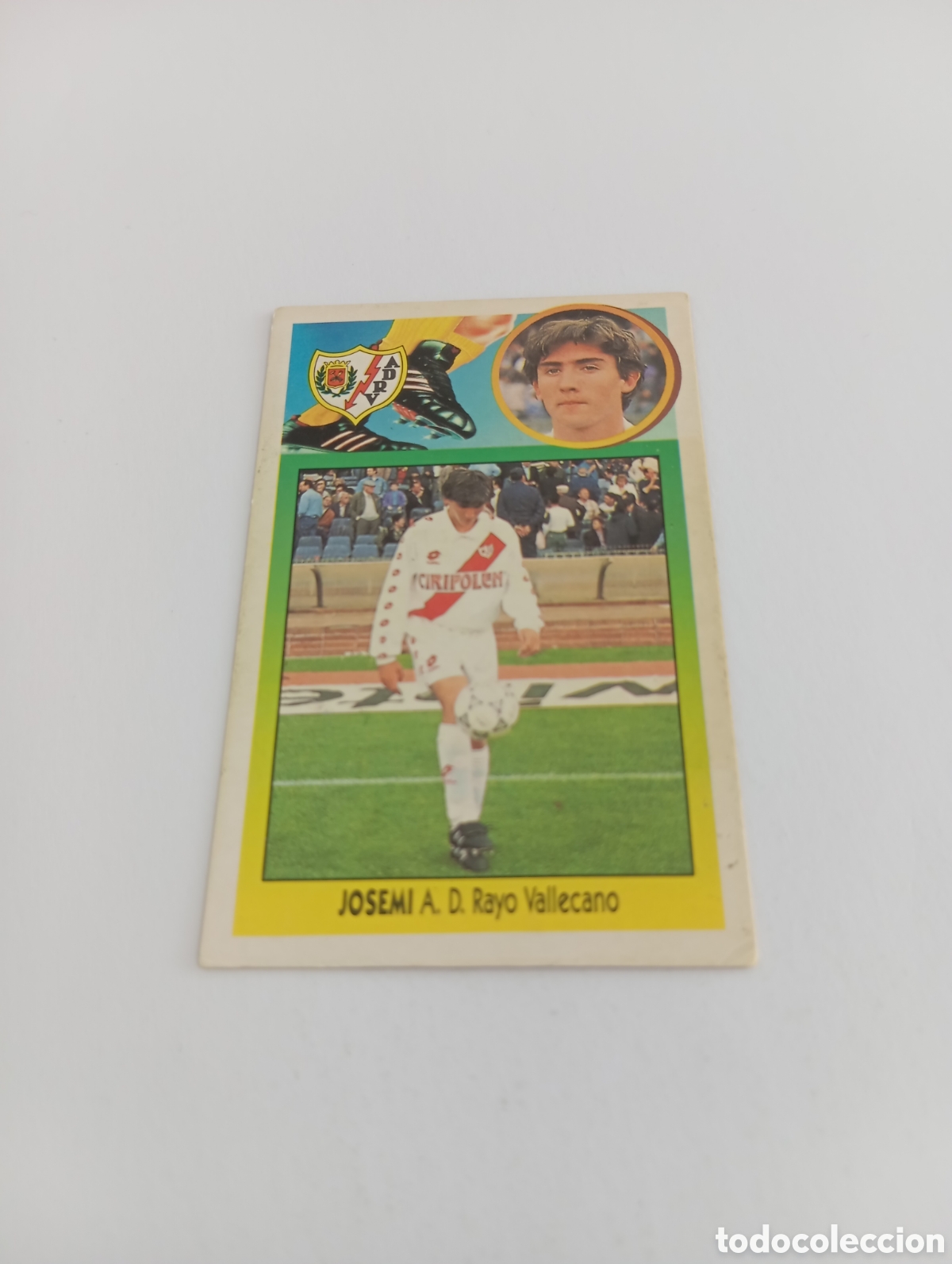 Cromos de F&uacute;tbol: JOSEMI COLOCA Rayo Vallecano Liga Este 1993 1994 CART&Oacute;N Panini 93 94 RECUPERADO