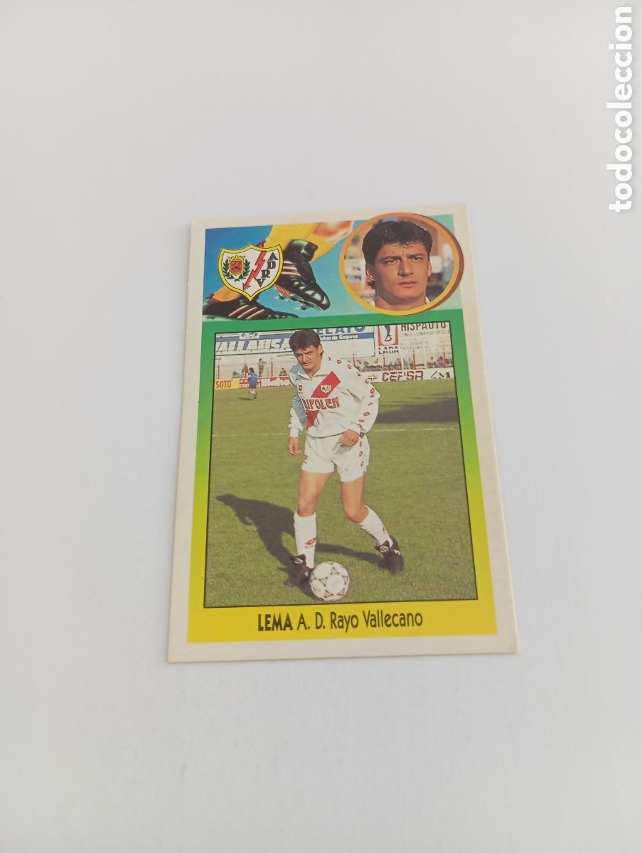 Cromos de F&uacute;tbol: LEMA Rayo Vallecano Liga Este 1993 1994 CART&Oacute;N Panini 93 94 NUEVO