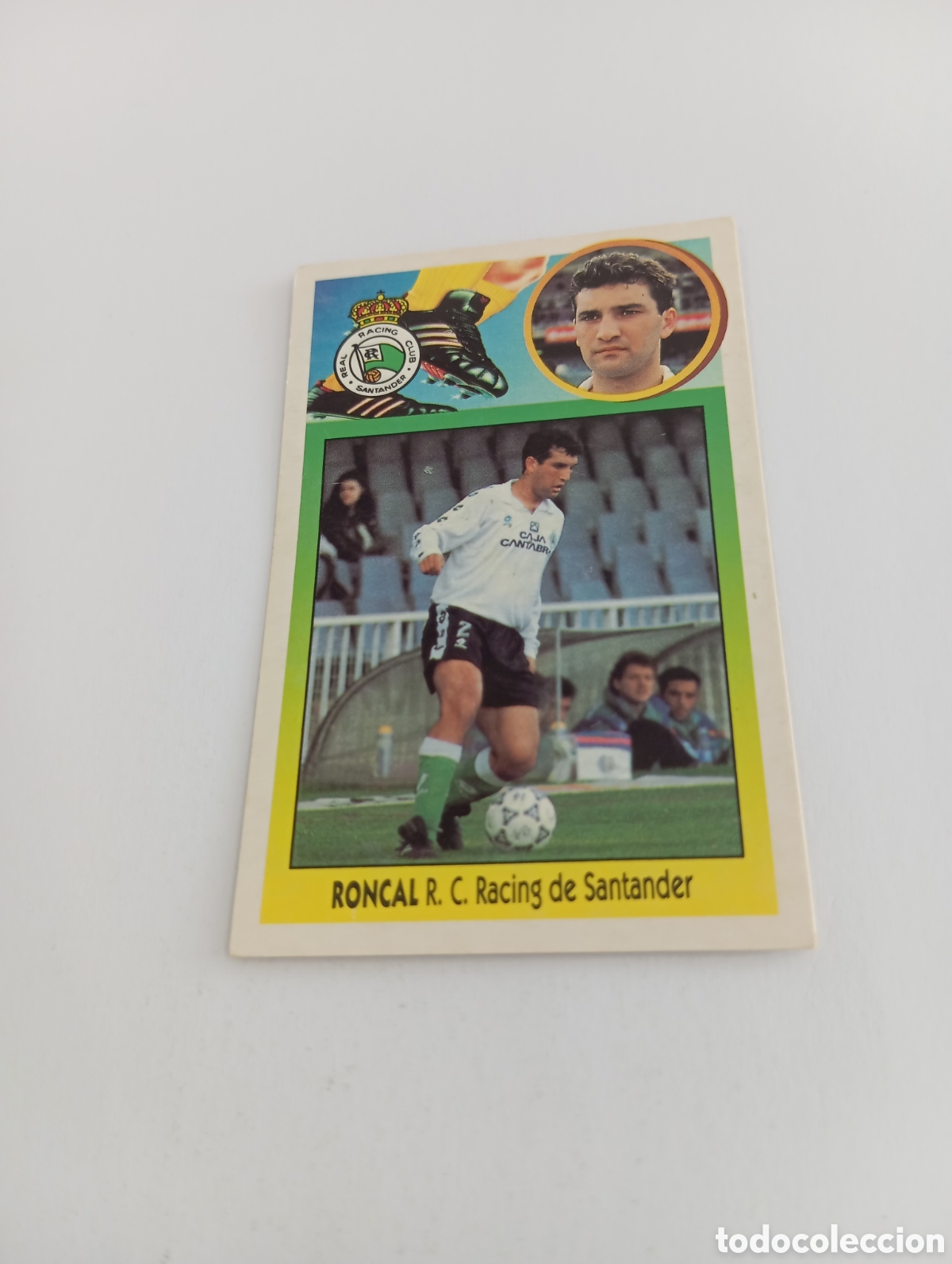 Cromos de F&uacute;tbol: RONCAL Racing de Santander Liga Este 1993 1994 CART&Oacute;N Panini 93 94 NUEVO SIN PEGAR