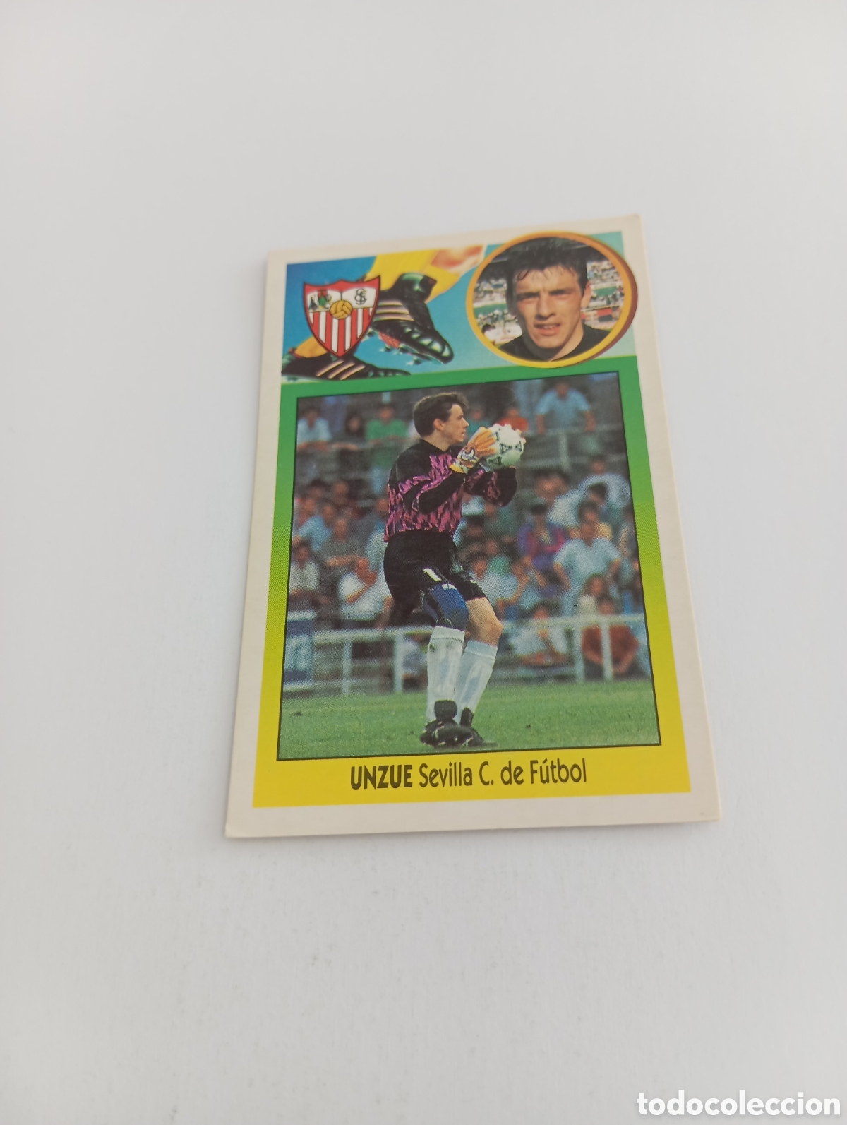 Cromos de F&uacute;tbol: UNZUE Sevilla Liga Este 1993 1994 CART&Oacute;N Panini 93 94 NUEVO SIN PEGAR