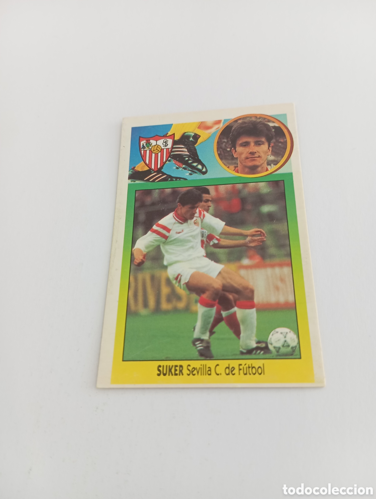 Cromos de F&uacute;tbol: SUKER Sevilla Liga Este 1993 1994 CART&Oacute;N Panini 93 94 NUEVO SIN PEGAR