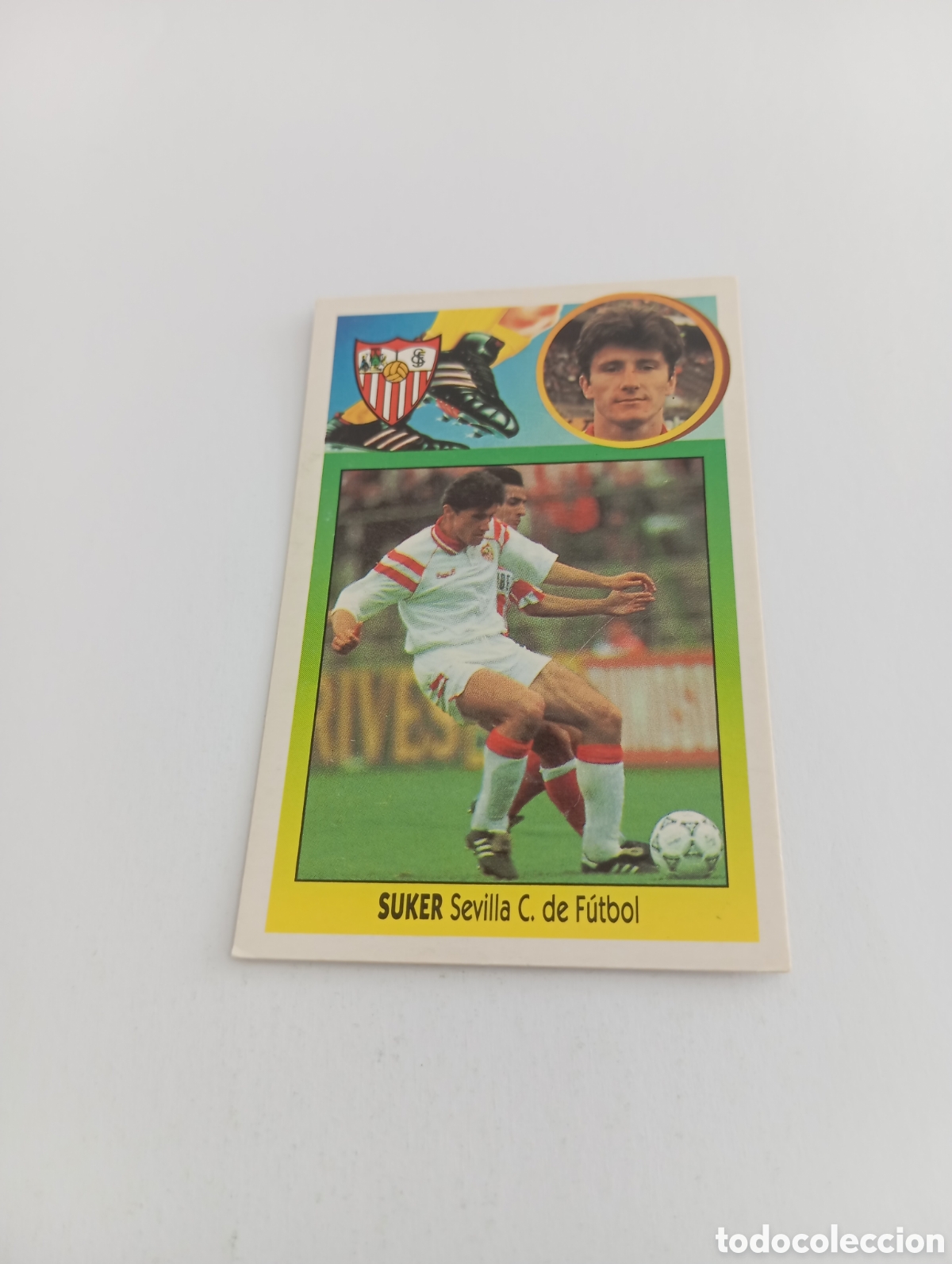 Cromos de F&uacute;tbol: SUKER Sevilla Liga Este 1993 1994 CART&Oacute;N Panini 93 94 NUEVO SIN PEGAR