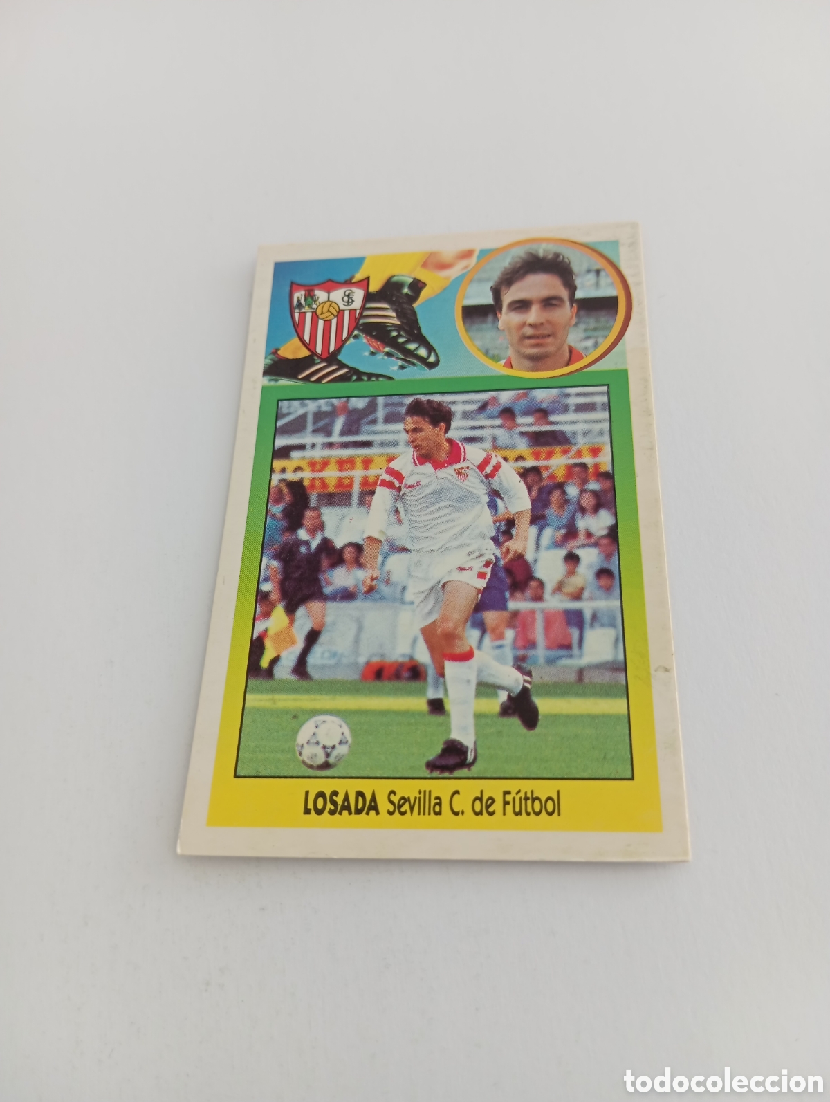 Cromos de F&uacute;tbol: LOSADA BAJA Sevilla Liga Este 1993 1994 CART&Oacute;N Panini 93 94 NUEVO SIN PEGAR