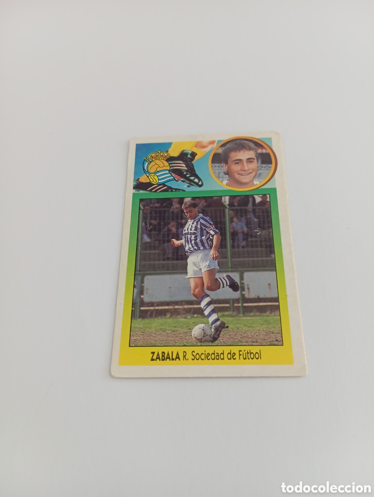 Cromos de F&uacute;tbol: ZABALA Real Sociedad Liga Este 1993 1994 CART&Oacute;N Panini 93 94 NUNCA PEGADO