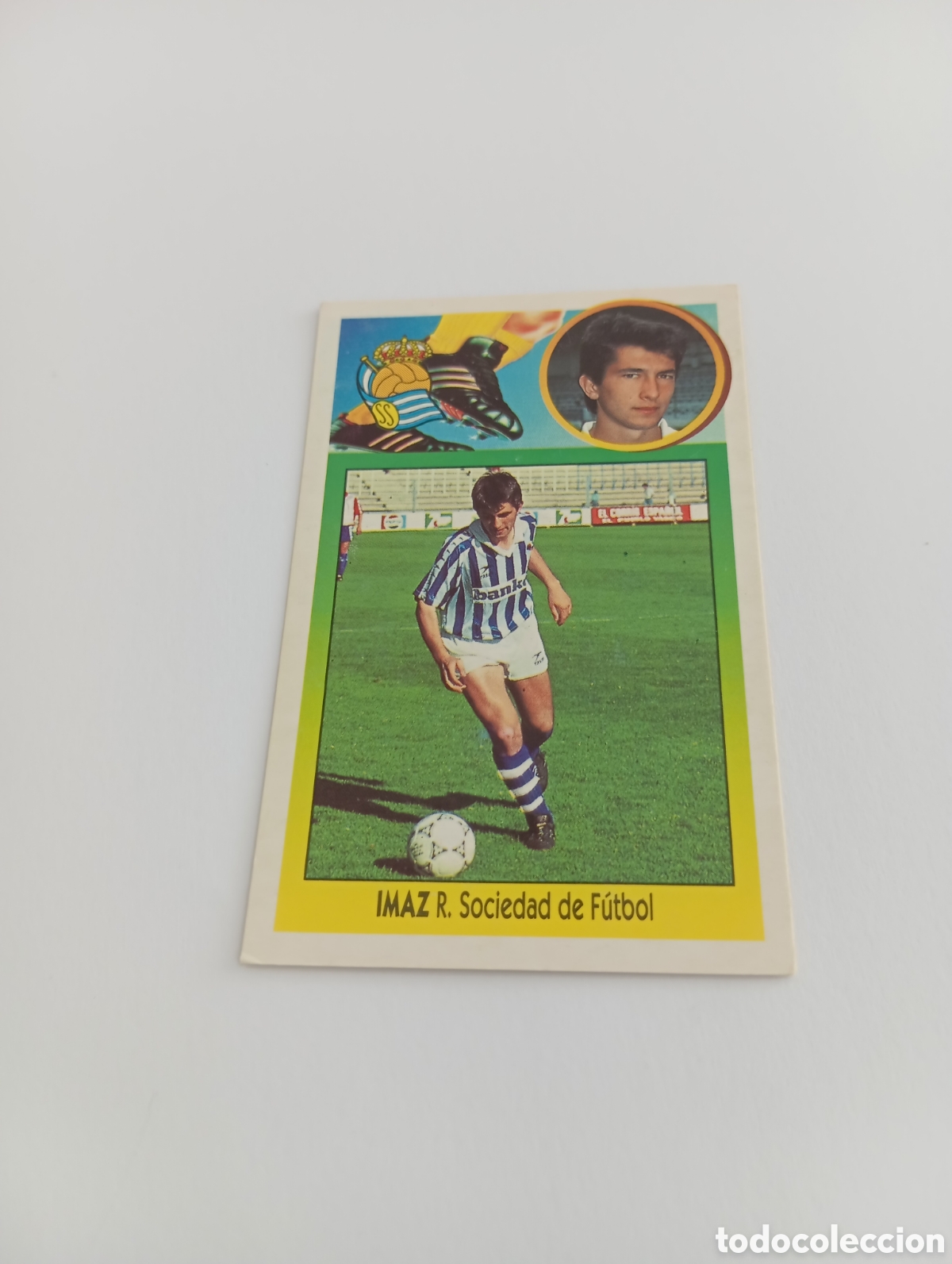 Cromos de F&uacute;tbol: IMAZ Real Sociedad Liga Este 1993 1994 CART&Oacute;N Panini 93 94 NUNCA PEGADO