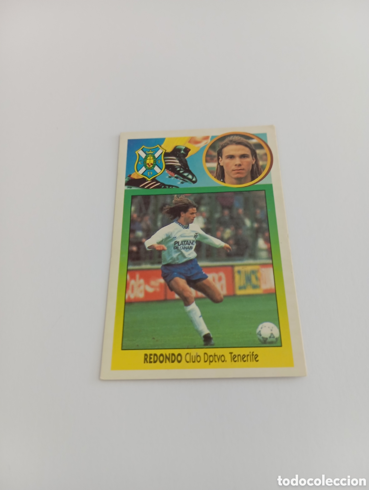 Cromos de F&uacute;tbol: REDONDO Tenerife Liga Este 1993 1994 CART&Oacute;N Panini 93 94 NUNCA PEGADO