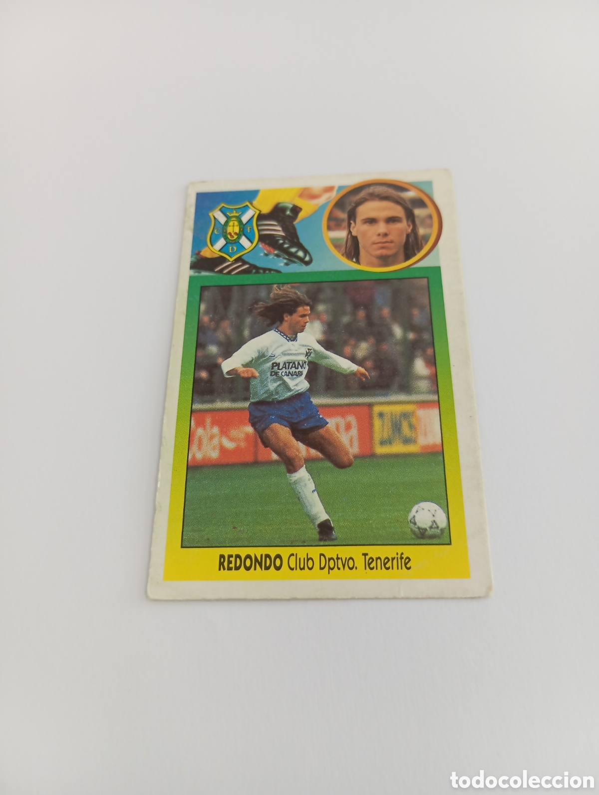 Cromos de F&uacute;tbol: REDONDO Tenerife Liga Este 1993 1994 CART&Oacute;N Panini 93 94 NUNCA PEGADO