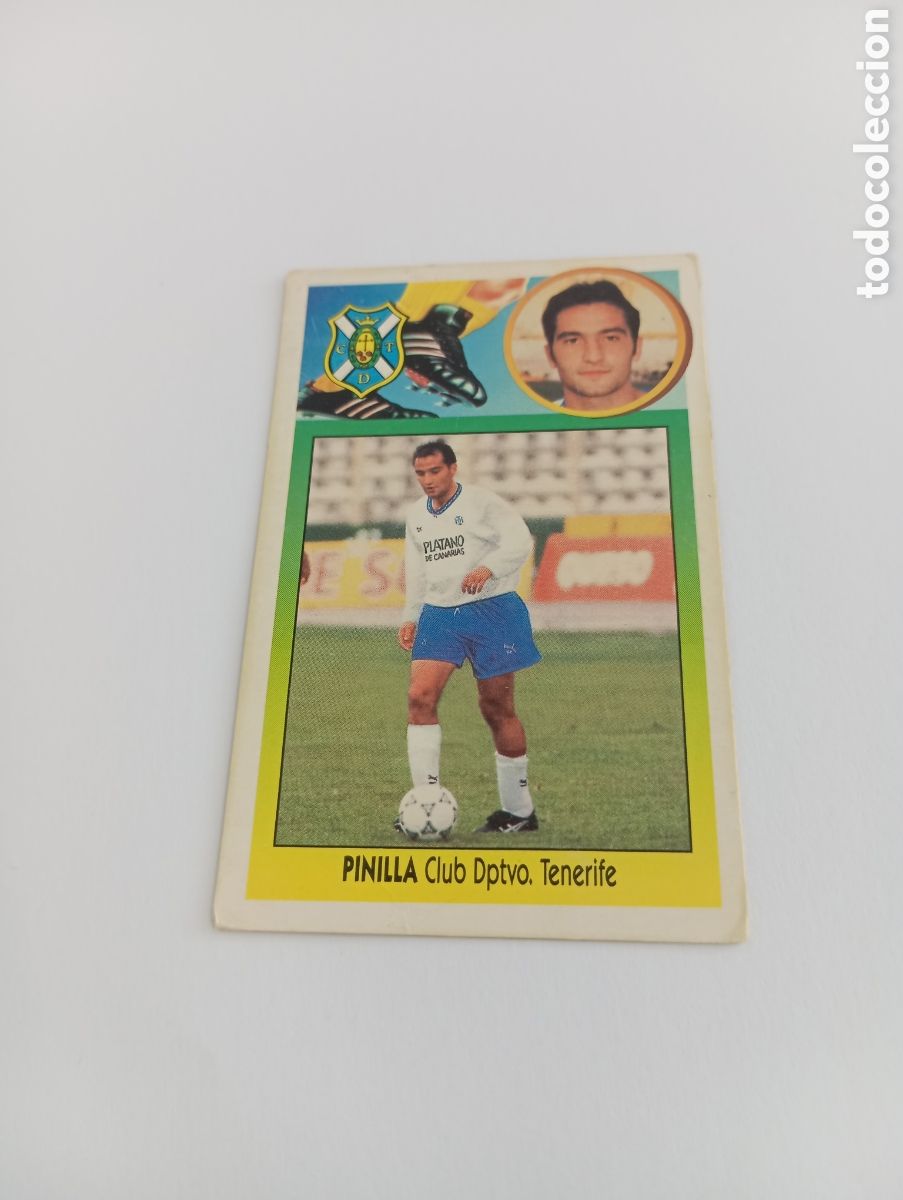 Cromos de F&uacute;tbol: PINILLA COLOCA Tenerife Liga Este 1993 1994 CART&Oacute;N Panini 93 94 NUNCA PEGADO
