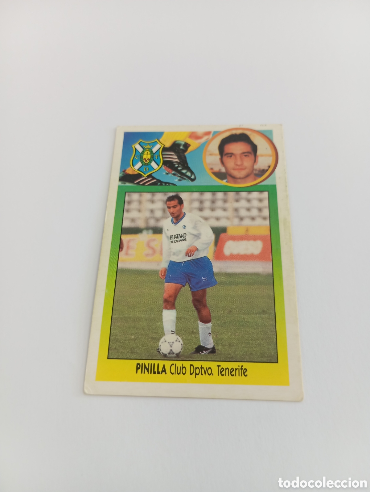 Cromos de F&uacute;tbol: PINILLA COLOCA Tenerife Liga Este 1993 1994 CART&Oacute;N Panini 93 94 NUNCA PEGADO