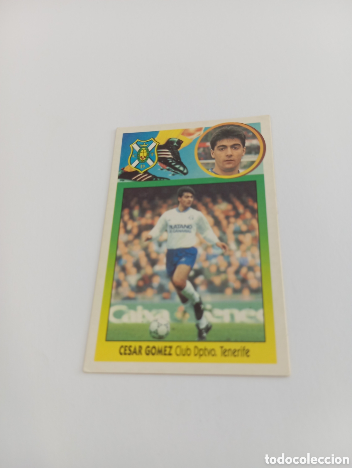 Cromos de F&uacute;tbol: C&Eacute;SAR G&Oacute;MEZ Tenerife Liga Este 1993 1994 CART&Oacute;N Panini 93 94 NUNCA PEGADO