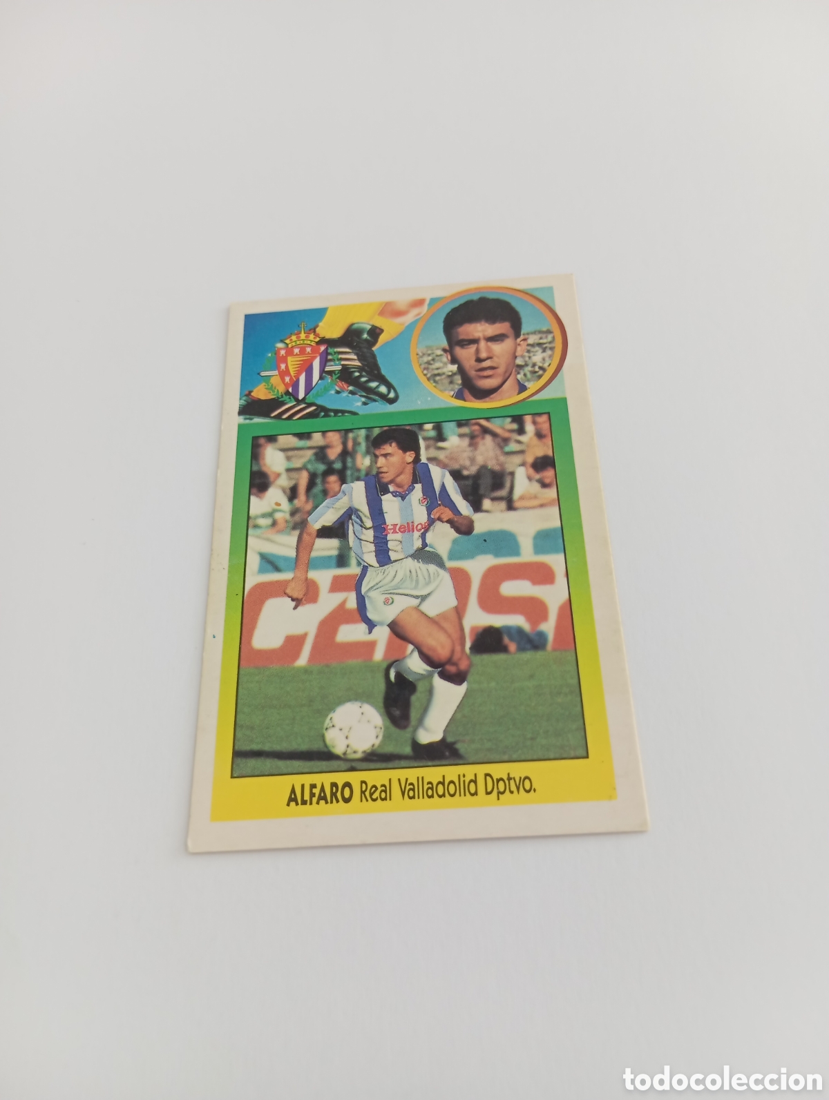 Cromos de F&uacute;tbol: ALFARO COLOCA Valladolid Liga Este 1993 1994 CART&Oacute;N Panini 93 94 NUNCA PEGADO