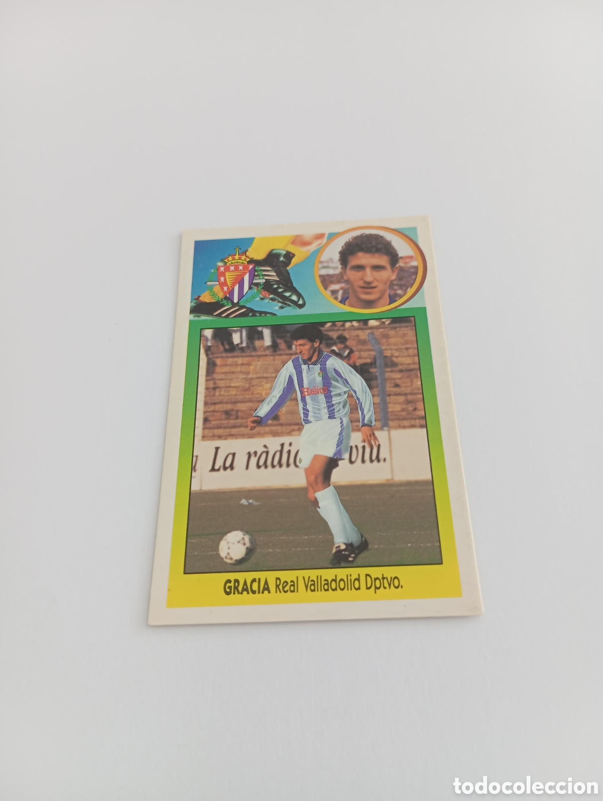 Cromos de F&uacute;tbol: GRACIA COLOCA Valladolid Liga Este 1993 1994 CART&Oacute;N Panini 93 94 NUNCA PEGADO
