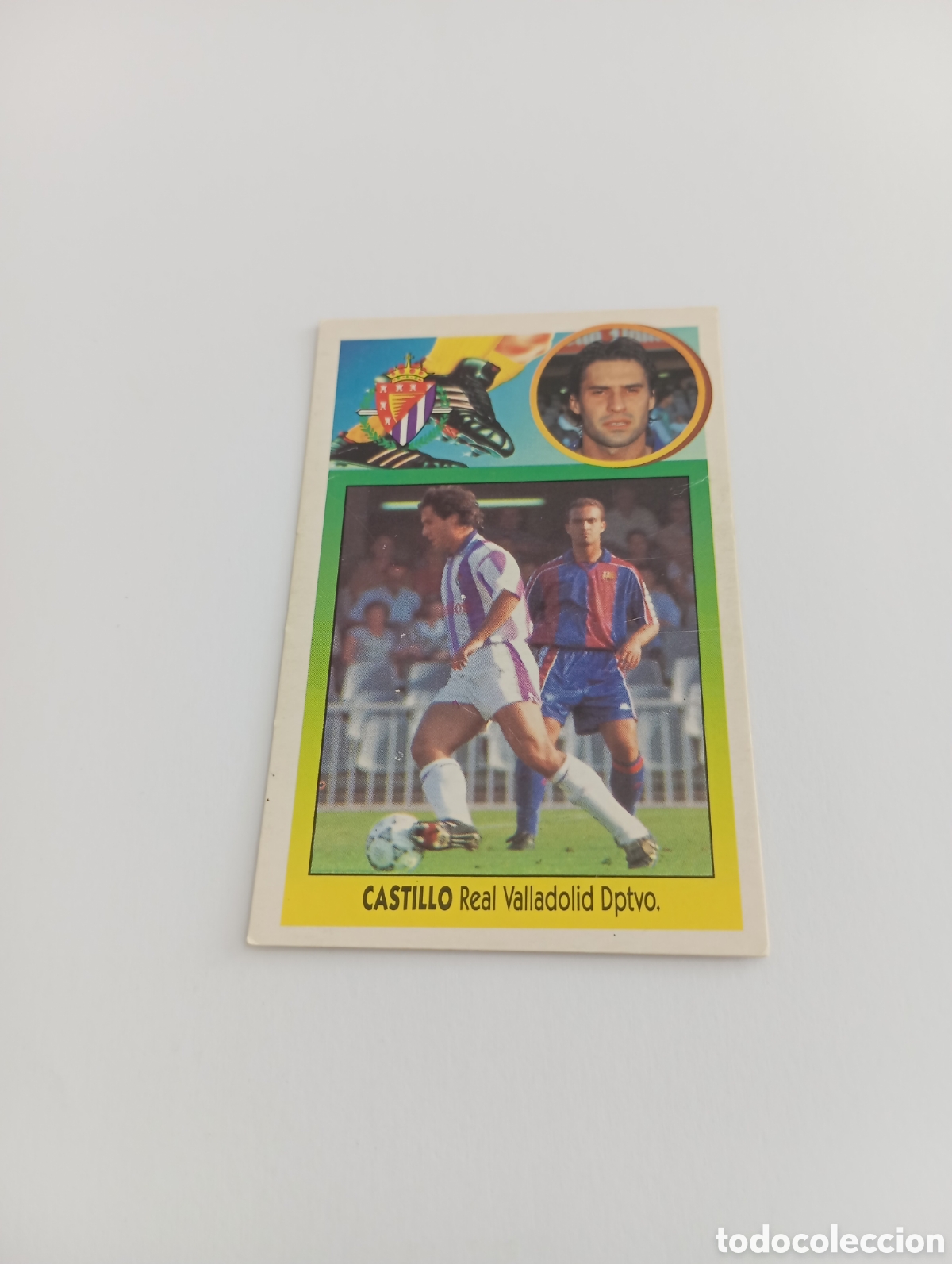 Cromos de F&uacute;tbol: CASTILLO Valladolid Liga Este 1993 1994 CART&Oacute;N Panini 93 94 NUNCA PEGADO