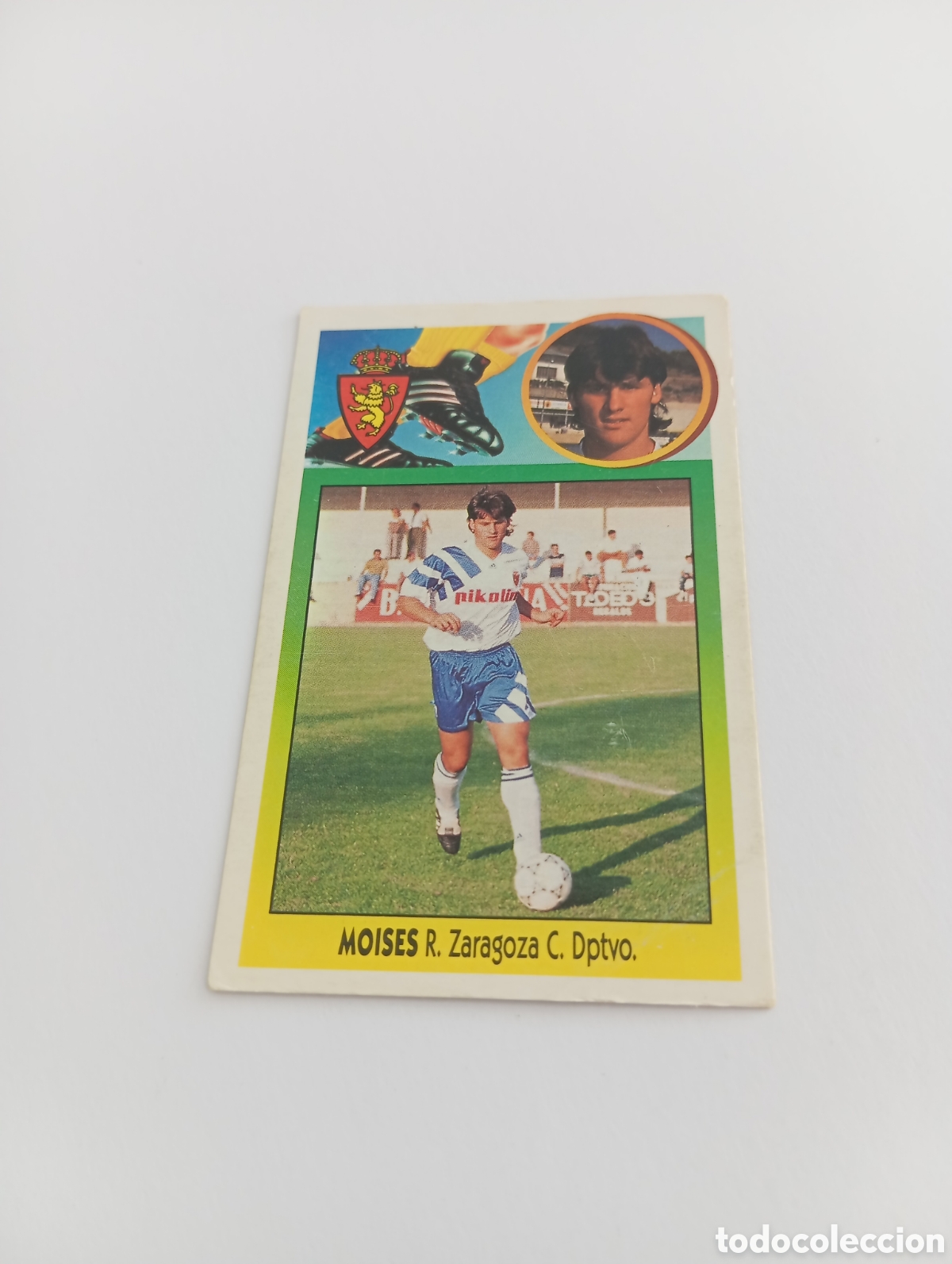 Cromos de F&uacute;tbol: MOISES Zaragoza Liga Este 1993 1994 CART&Oacute;N Panini 93 94 NUEVO