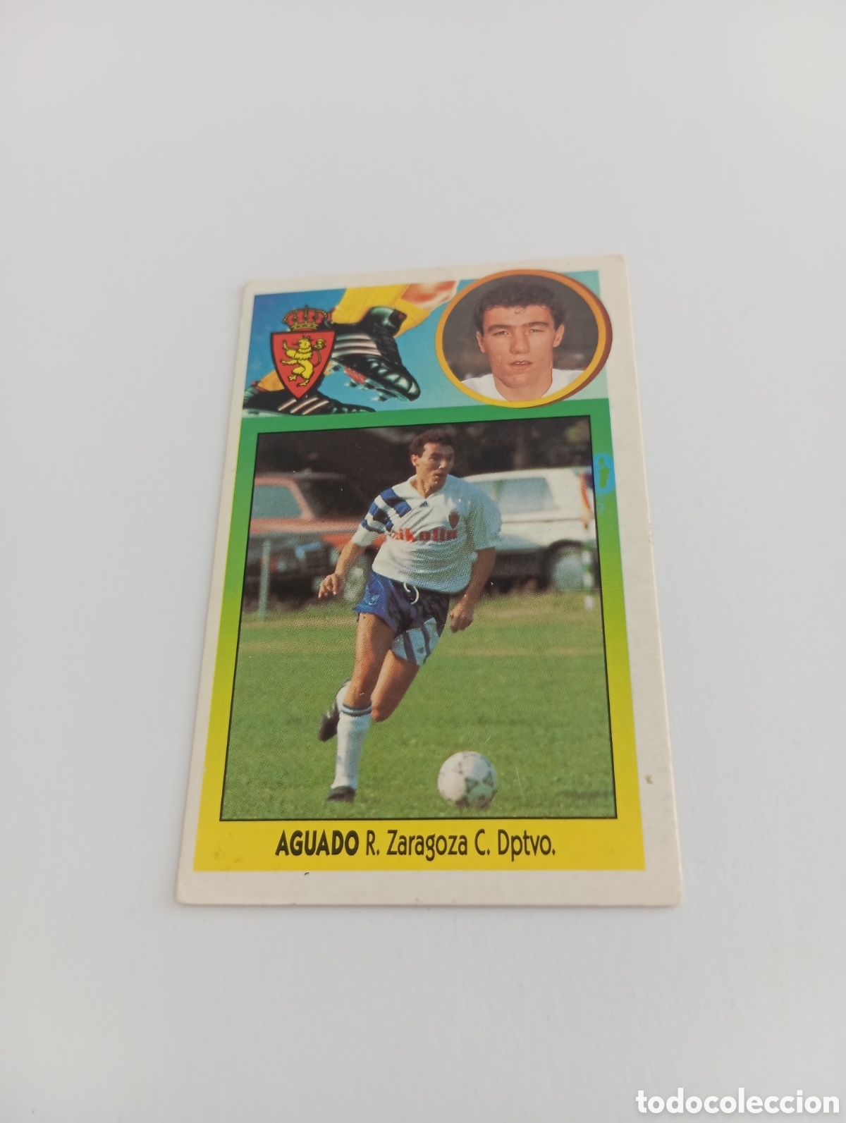 Cromos de F&uacute;tbol: AGUADO Zaragoza Liga Este 1993 1994 CART&Oacute;N Panini 93 94 NUEVO