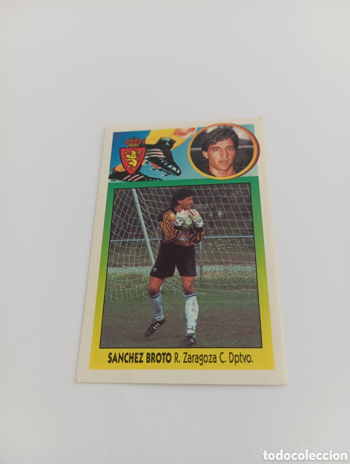 Cromos de F&uacute;tbol: S&Aacute;NCHEZ BROTO Zaragoza Liga Este 1993 1994 ADHESIVO Panini 93 94 NUEVO NUNCA PEGADO