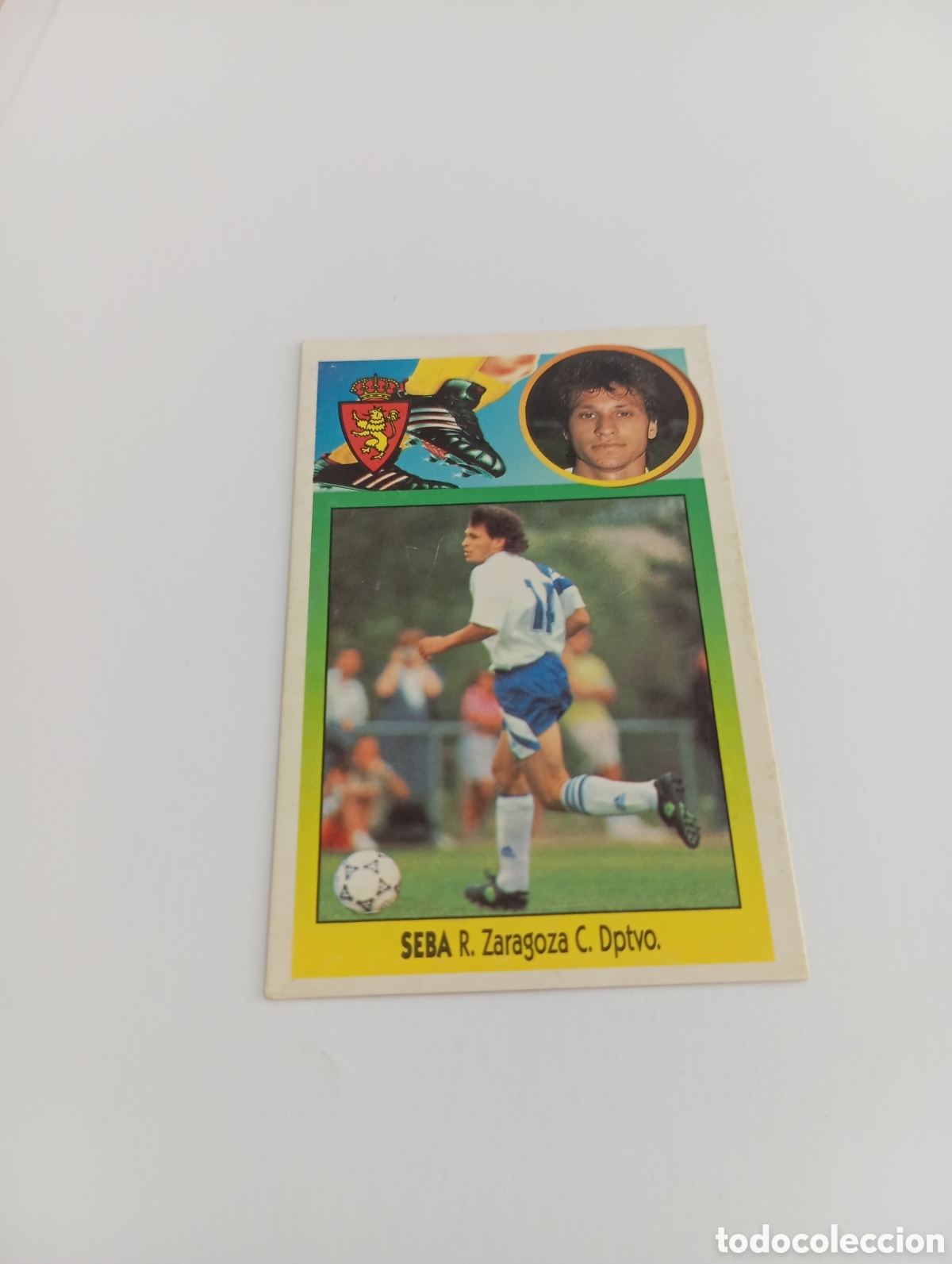 Cromos de F&uacute;tbol: SEBA Zaragoza Liga Este 1993 1994 CART&Oacute;N Panini 93 94 NUEVO NUNCA PEGADO