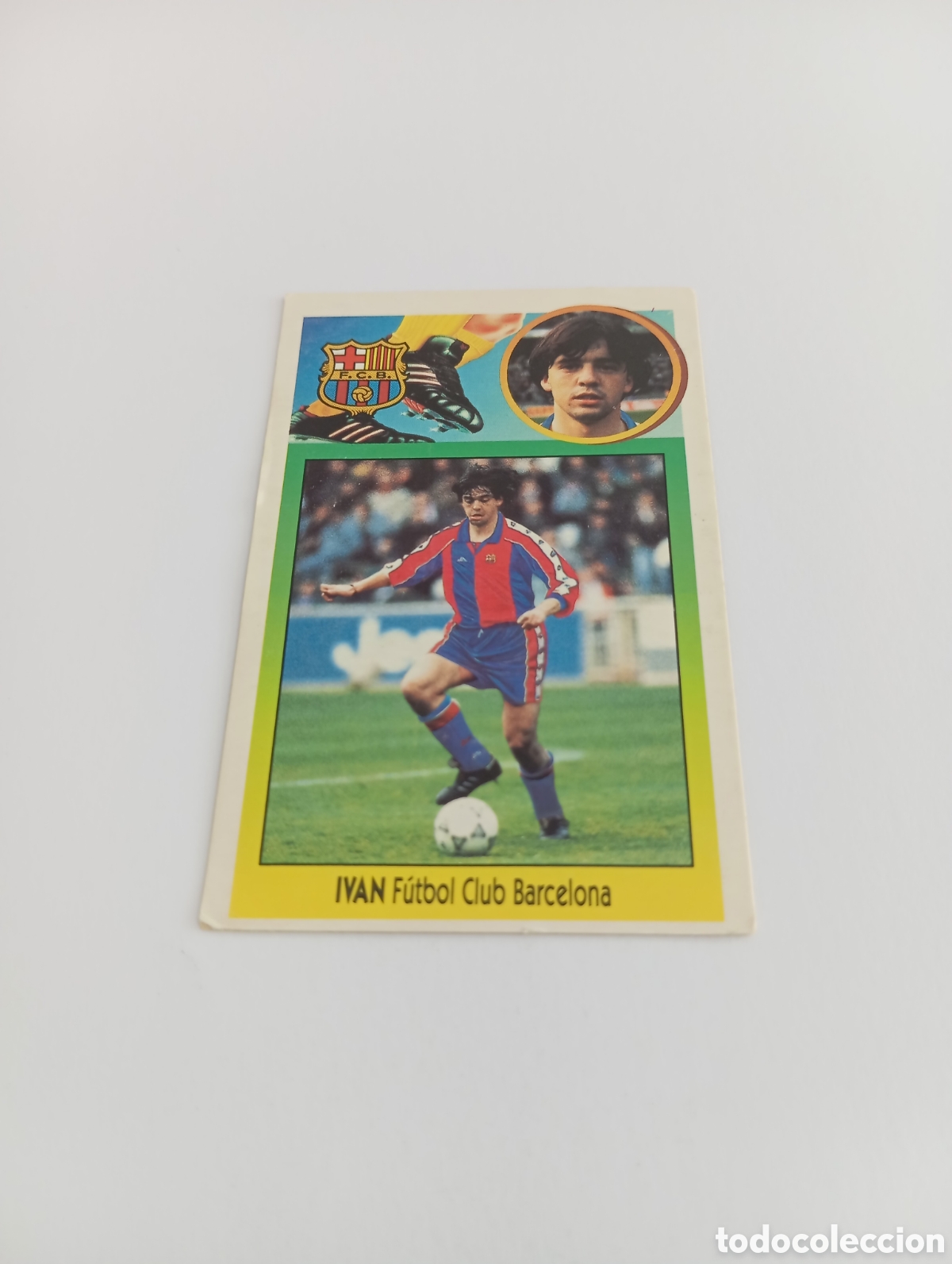 Cromos de F&uacute;tbol: FICHAJE 1 IVAN Liga Este 1993 1994 CART&Oacute;N Panini 93 94 RECUPERADO