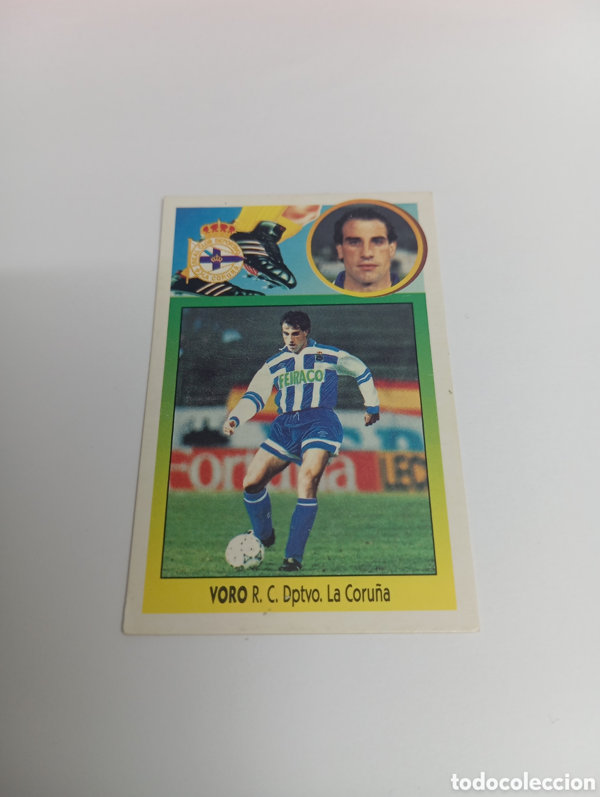 Cromos de F&uacute;tbol: FICHAJE 2 VORO Liga Este 1993 1994 CART&Oacute;N Panini 93 94 RECUPERADO