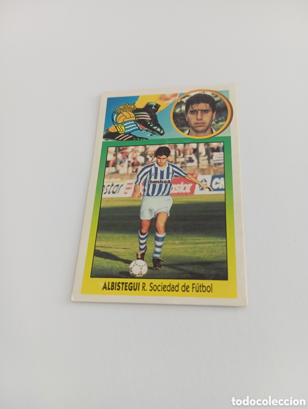 Cromos de F&uacute;tbol: FICHAJE 6 ALBISTEGUI Liga Este 1993 1994 CART&Oacute;N Panini 93 94 RECUPERADO