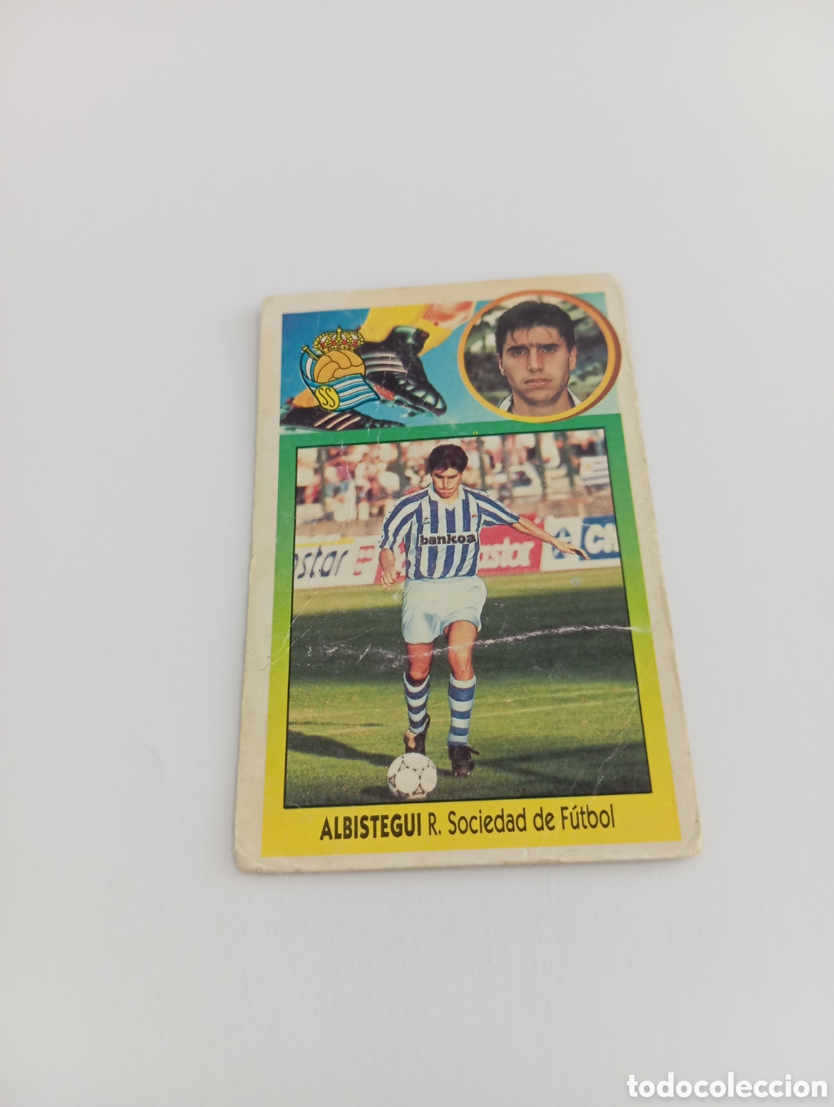 Cromos de F&uacute;tbol: FICHAJE 6 ALBISTEGUI Liga Este 1993 1994 CART&Oacute;N Panini 93 94