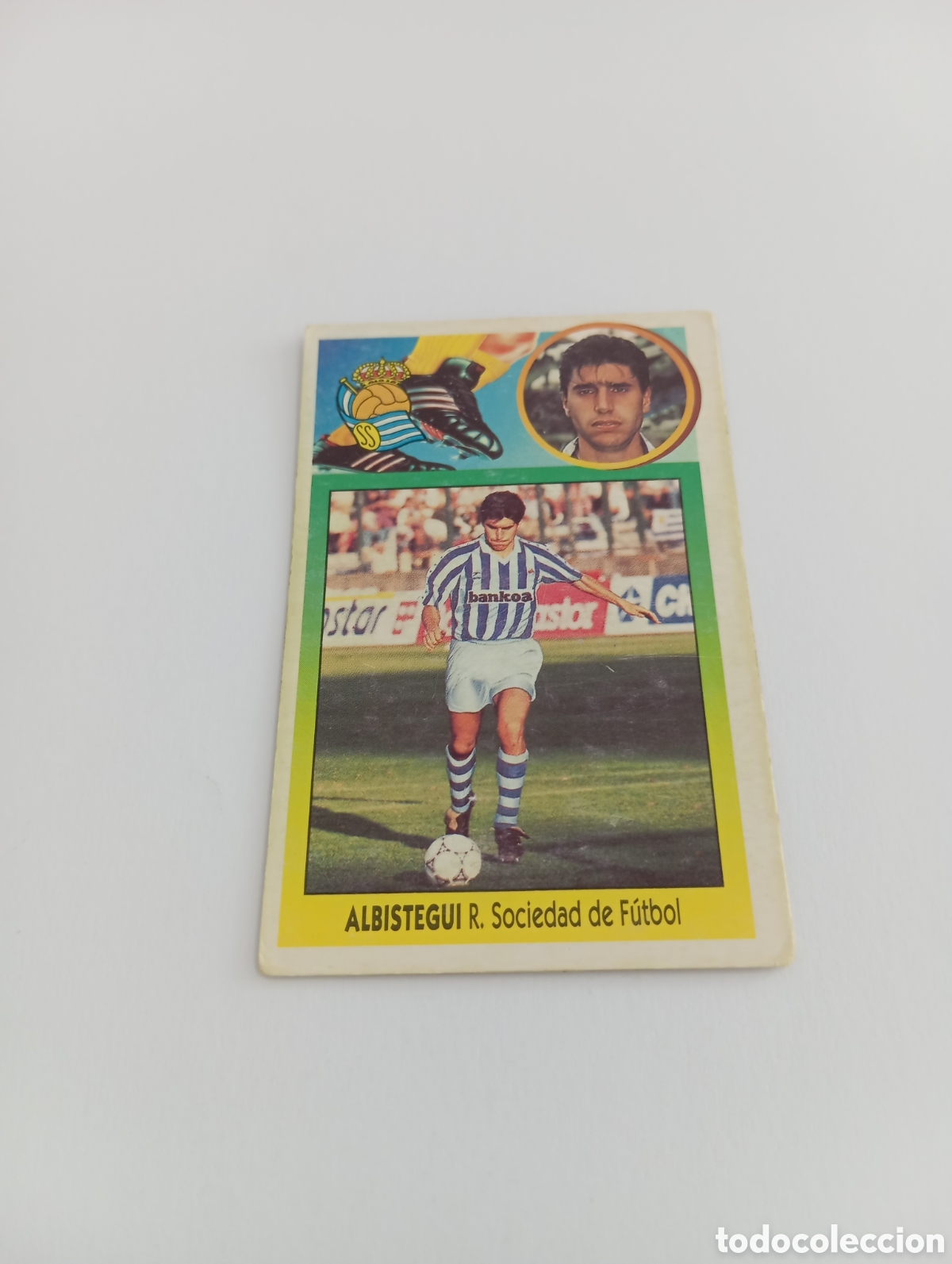 Cromos de F&uacute;tbol: FICHAJE 6 ALBISTEGUI Liga Este 1993 1994 CART&Oacute;N Panini 93 94 NUEVO SIN PEGAR