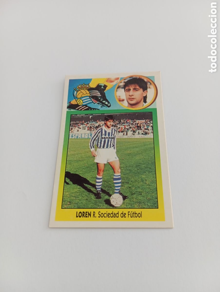 Cromos de F&uacute;tbol: FICHAJE 7 LOREN Liga Este 1993 1994 CART&Oacute;N Panini 93 94 RECUPERADO