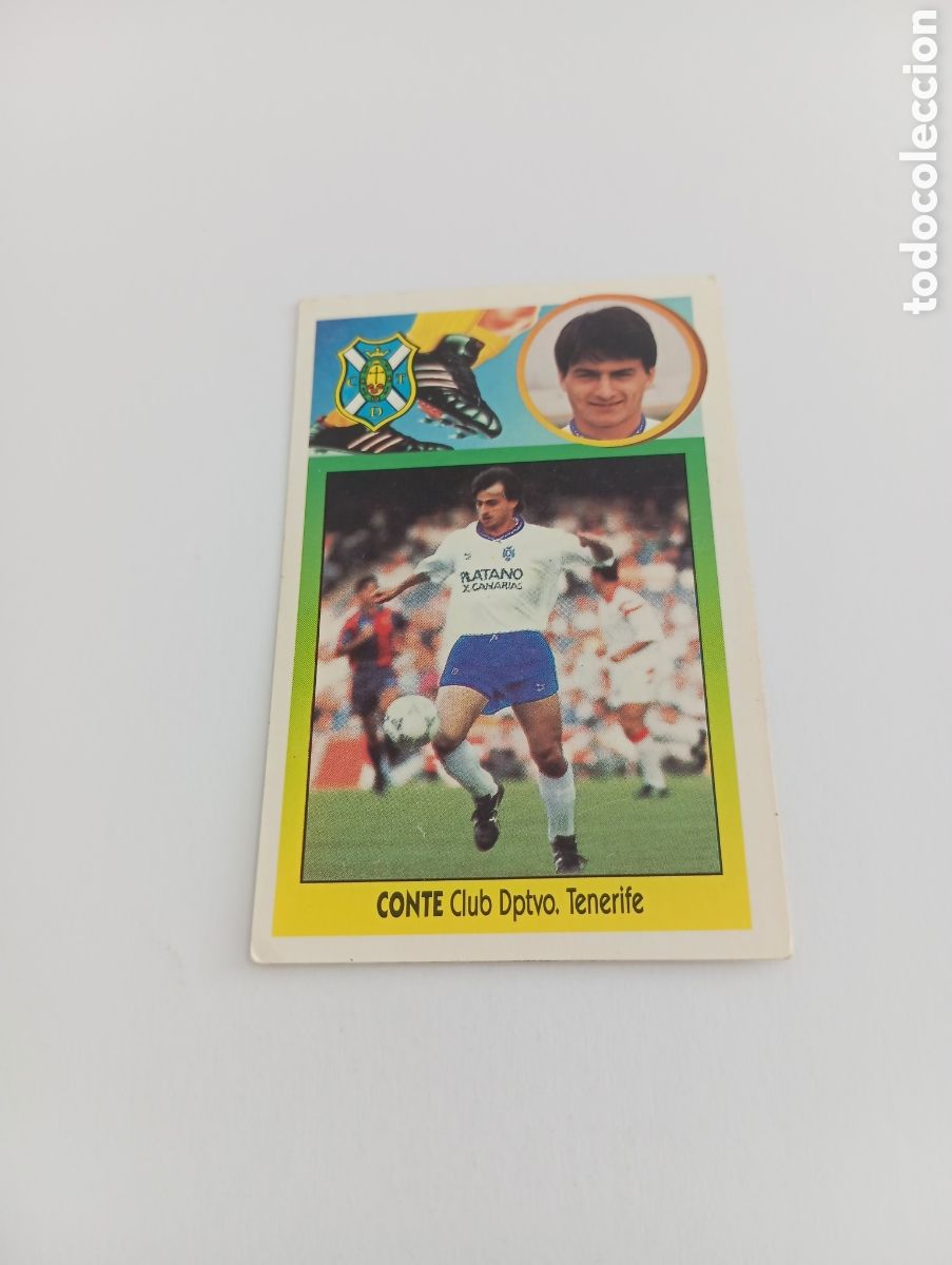 Cromos de F&uacute;tbol: FICHAJE 15 CONTE Liga Este 1993 1994 ADHESIVO Panini 93 94 NUEVO NUNCA PEGADO
