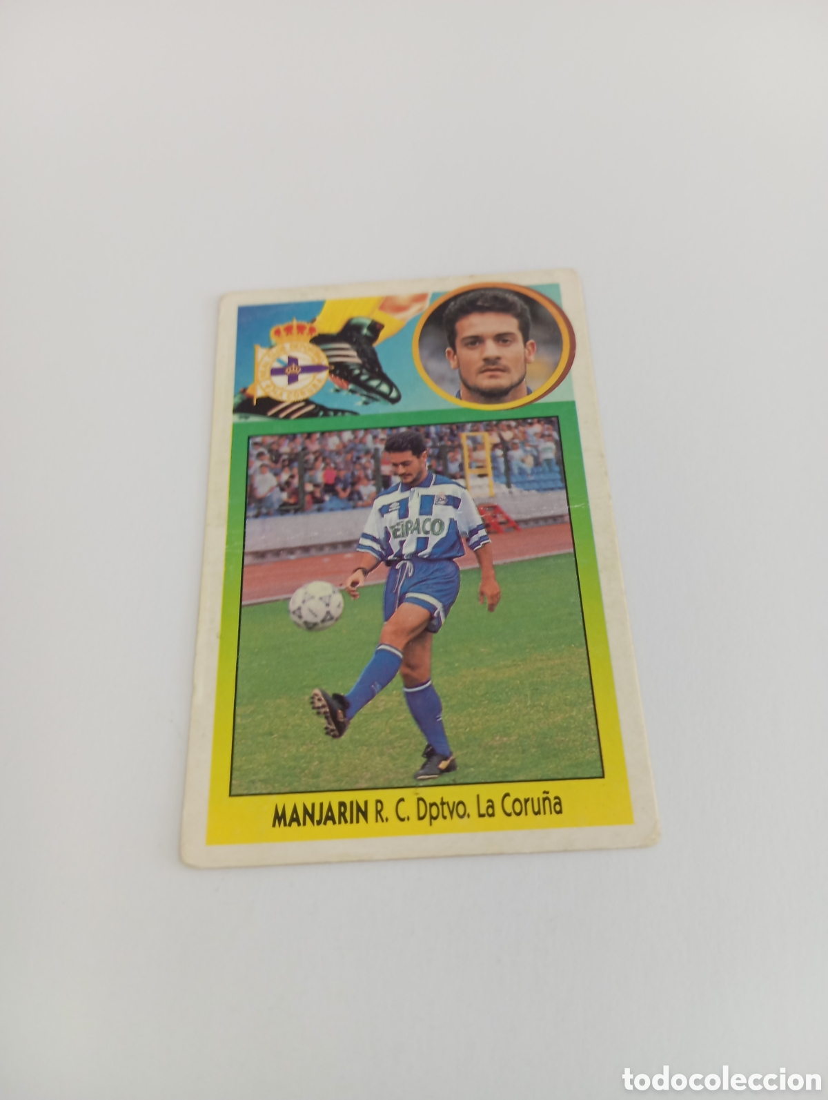 Cromos de F&uacute;tbol: FICHAJE 16 MANJARIN Liga Este 1993 1994 CART&Oacute;N Panini 93 94 NUEVO SIN PEGAR