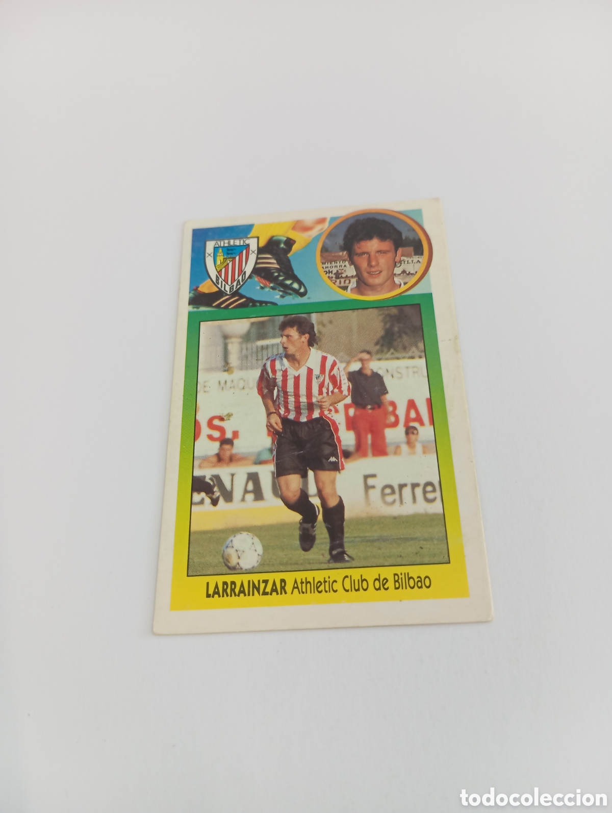 Cromos de F&uacute;tbol: FICHAJE 19 LARRAINZAR Liga Este 1993 1994 CART&Oacute;N Panini 93 94 RECUPERADO