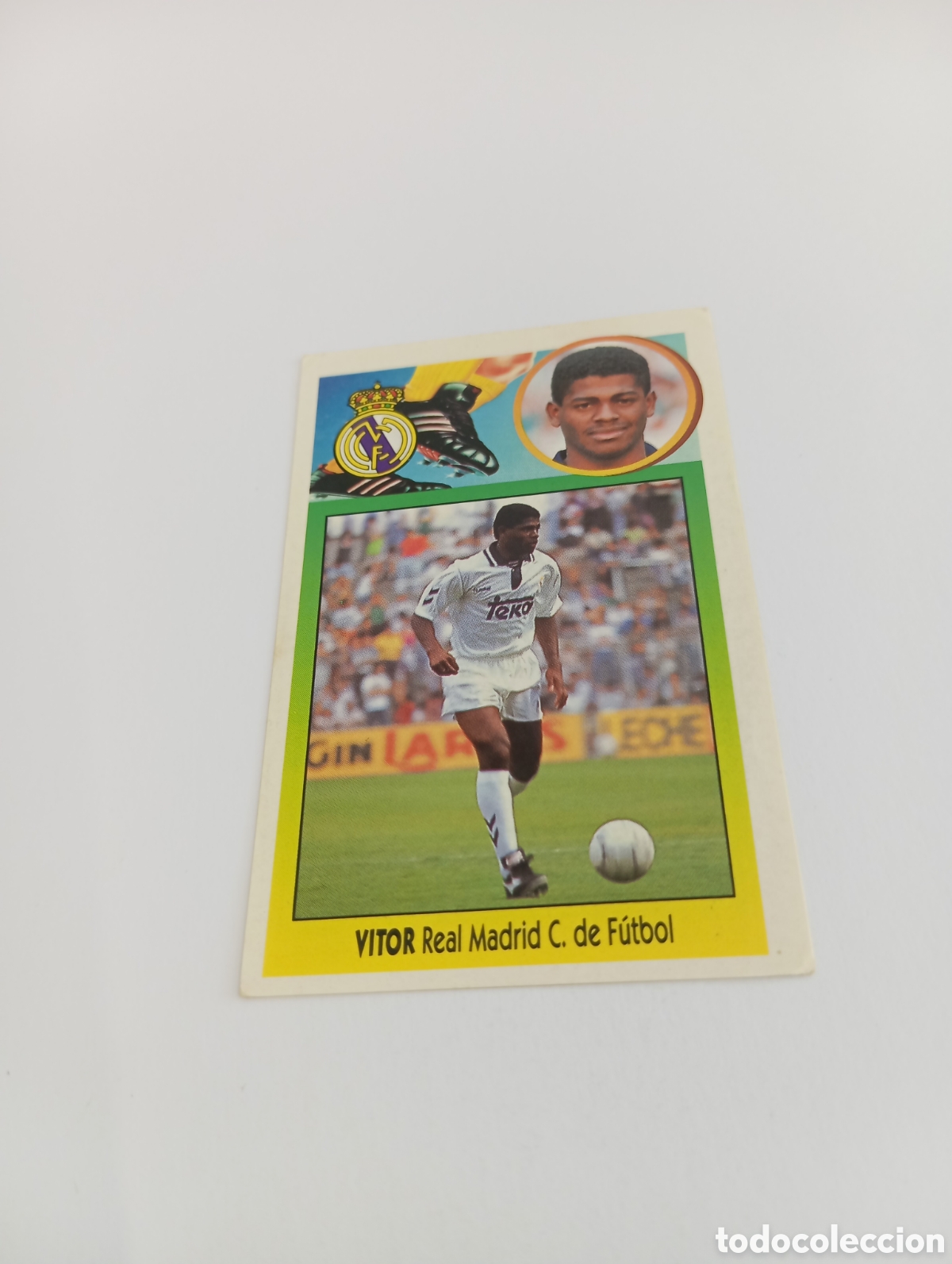 Cromos de F&uacute;tbol: FICHAJE 23 VITOR Real Madrid Liga Este 1993 1994 ADHESIVO Panini 93 94 NUEVO NUNCA PEGADO
