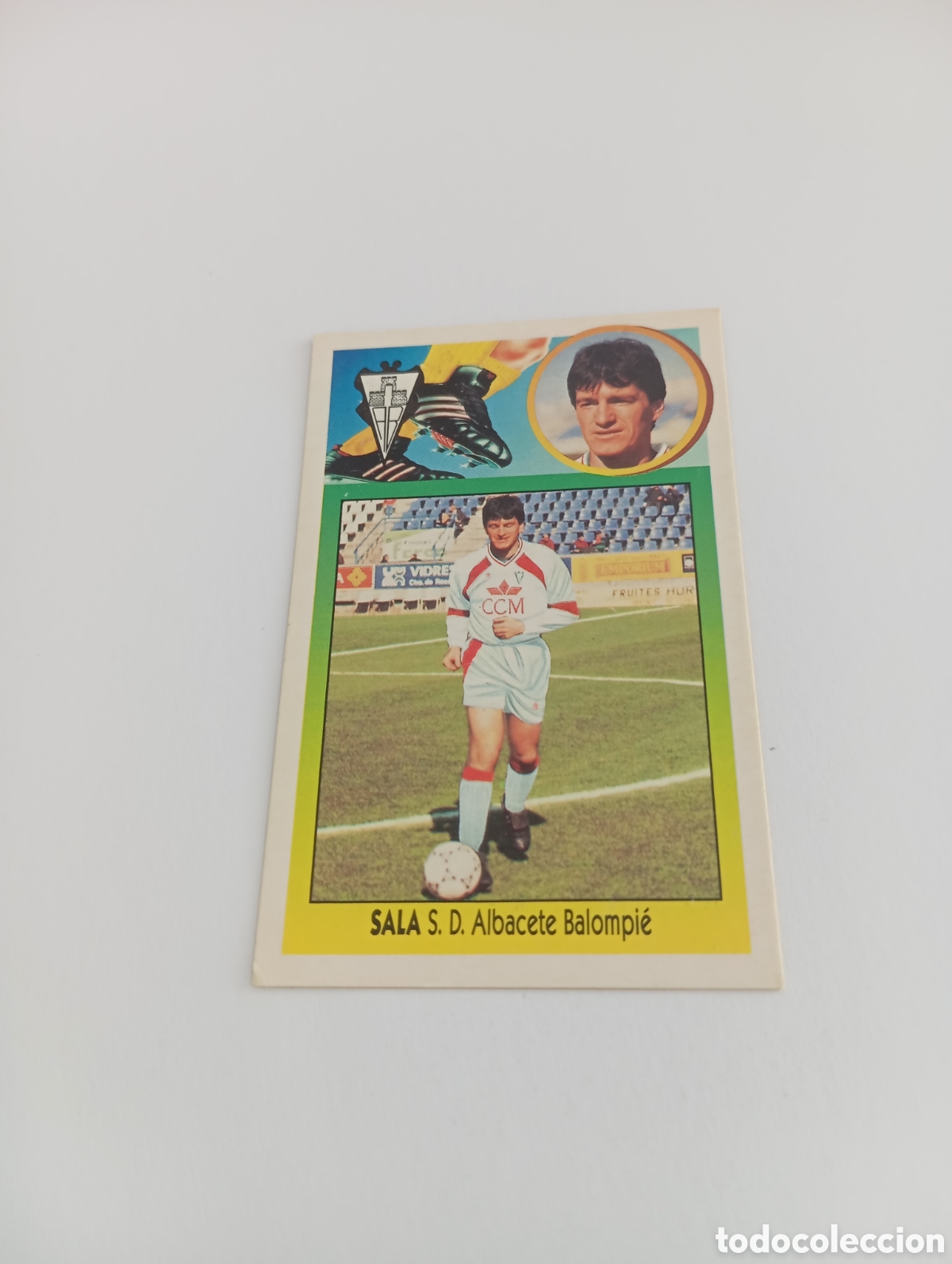 Cromos de F&uacute;tbol: SALA Albacete ERROR Escudo Sporting Liga Este 1993 1994 CART&Oacute;N 93 94