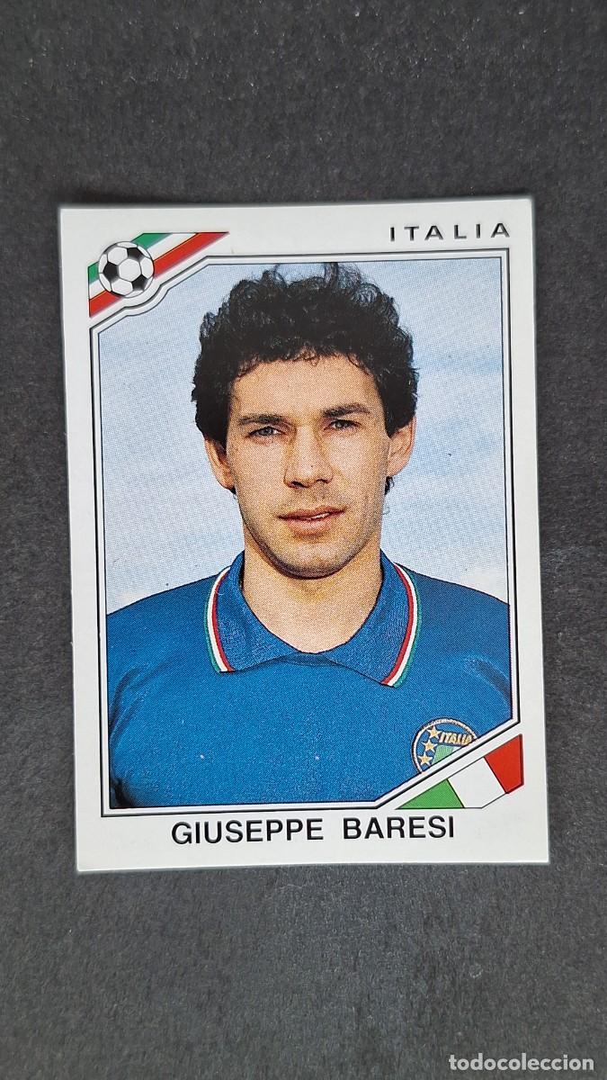Cromos de F&uacute;tbol: L3 GIUSEPPE BARESI SELECCION ITALIA 44 MUNDIAL MEXICO 86 1986 PANINI NUNCA PEGADO SIN PEGAR