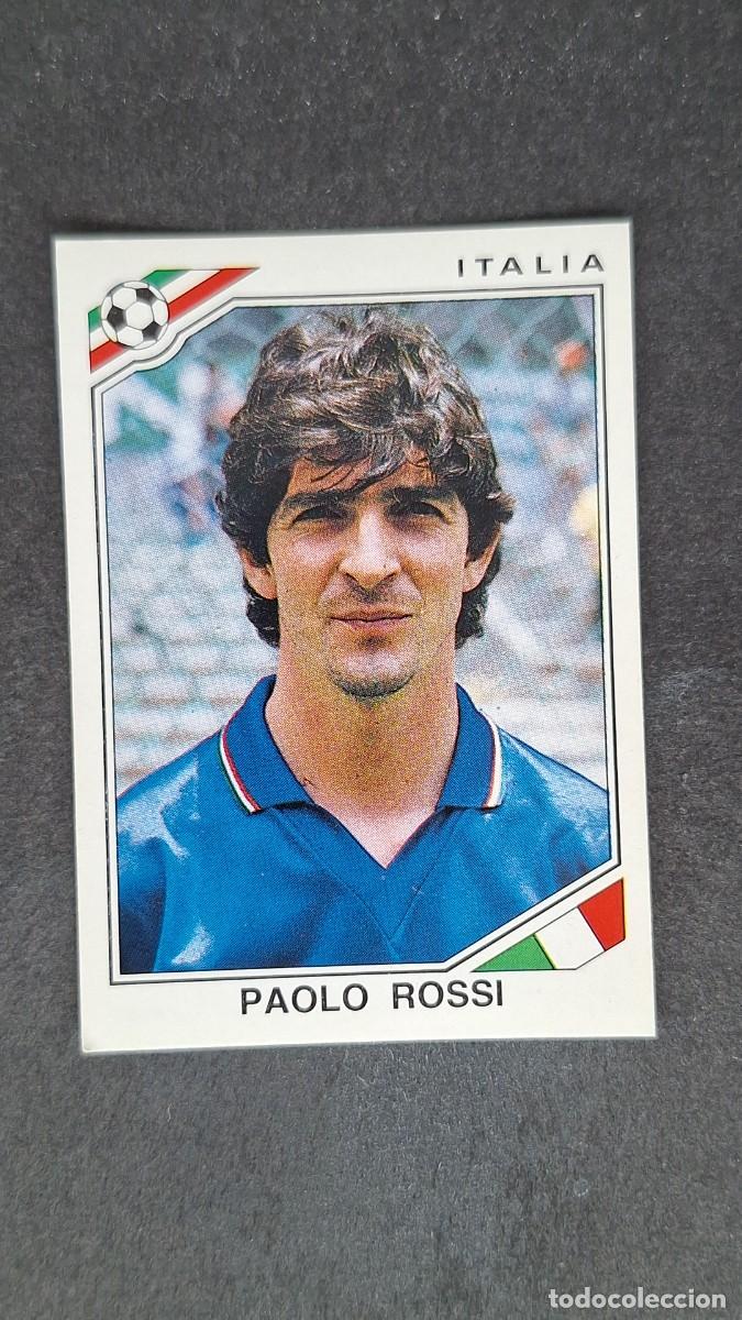 Cromos de F&uacute;tbol: L3 PAOLO ROSSI SELECCION ITALIA 50 MUNDIAL MEXICO 86 1986 PANINI NUNCA PEGADO SIN PEGAR