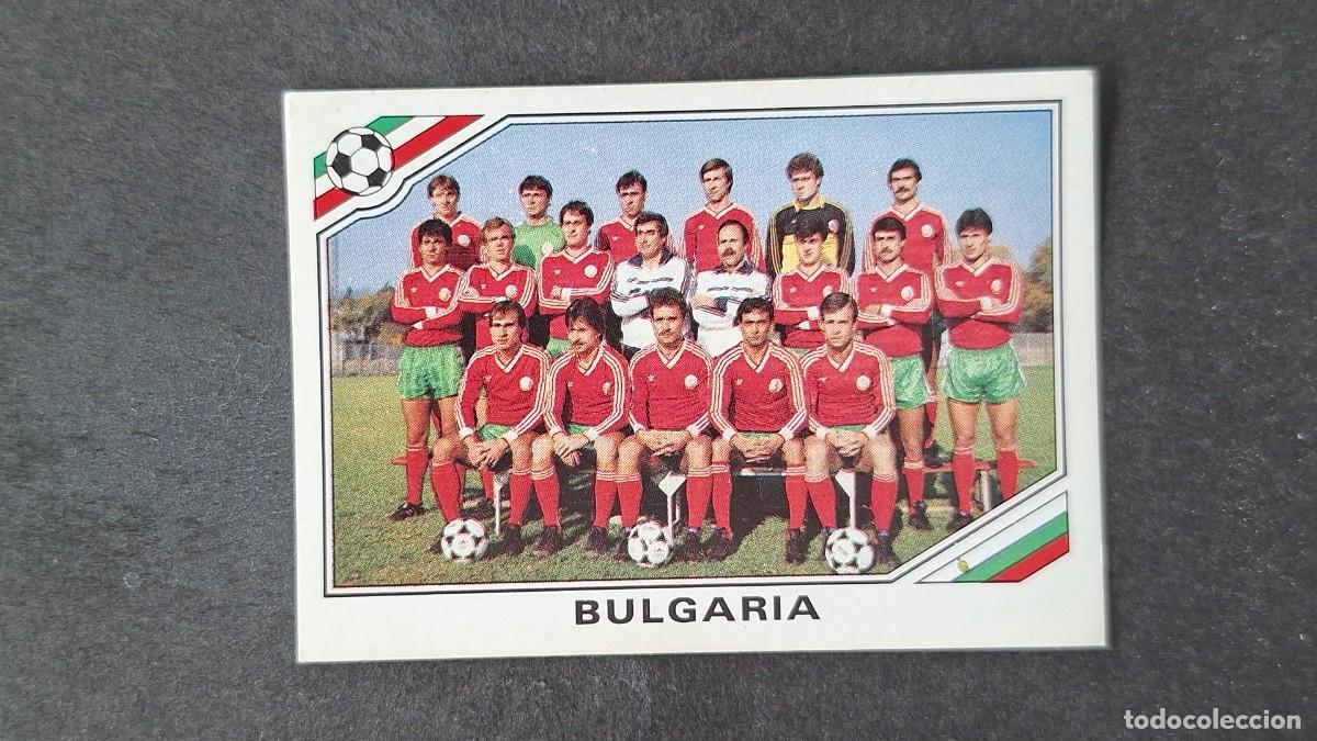 Football Stickers: L3 EQUIPO SELECCION BULGARIA 55 MUNDIAL MEXICO 86 1986 PANINI NUNCA PEGADO SIN PEGAR