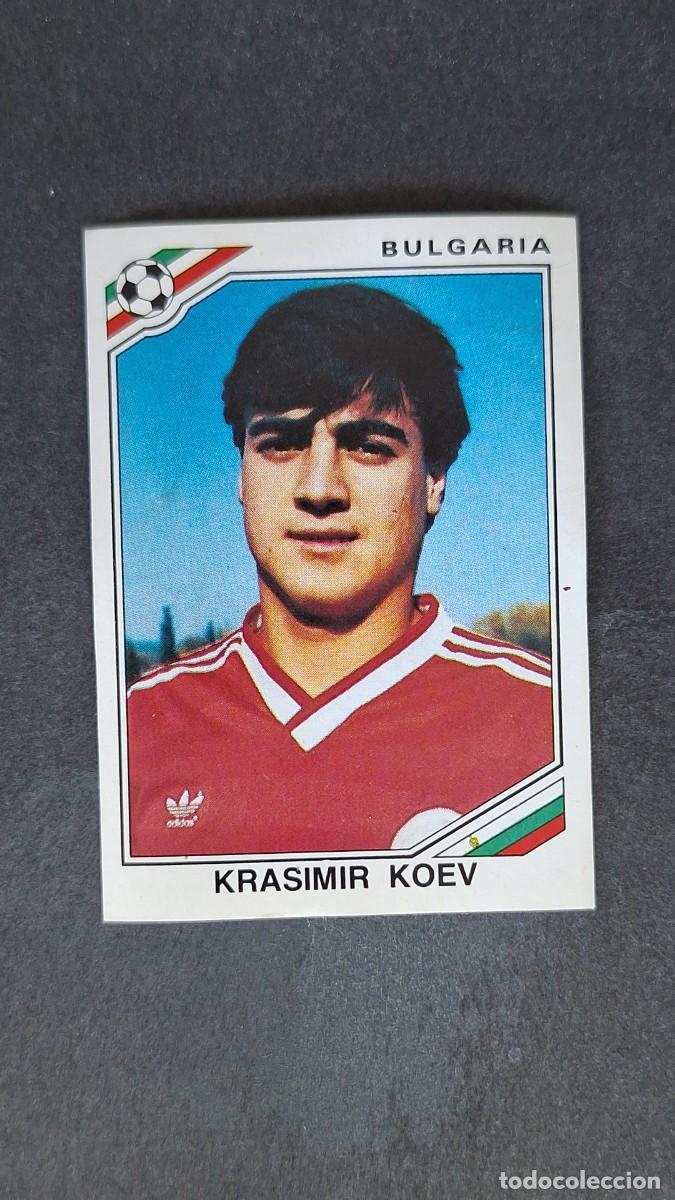 Football Stickers: L3 KRASIMIR KOEV SELECCION BULGARIA 57 MUNDIAL MEXICO 86 1986 PANINI NUNCA PEGADO SIN PEGAR