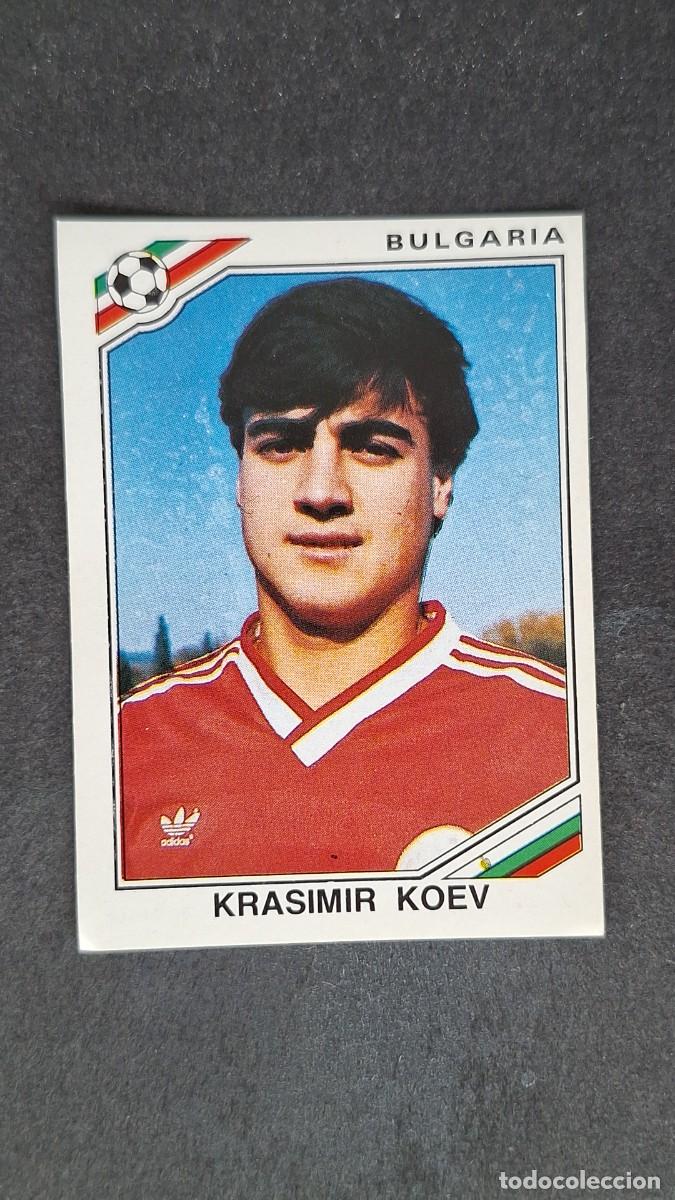 Football Stickers: L3 KRASIMIR KOEV SELECCION BULGARIA 57 MUNDIAL MEXICO 86 1986 PANINI NUNCA PEGADO SIN PEGAR