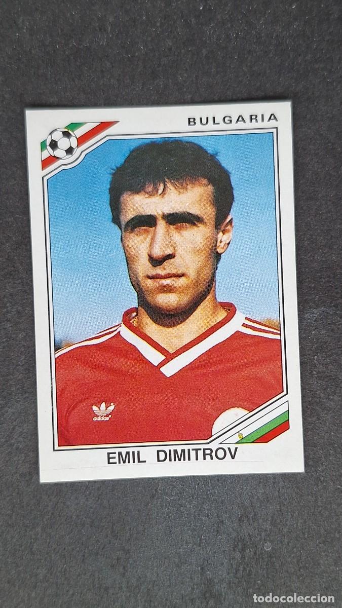 Football Stickers: L3 EMIL DIMITROV SELECCION BULGARIA 61 MUNDIAL MEXICO 86 1986 PANINI NUNCA PEGADO SIN PEGAR
