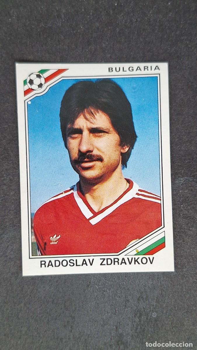 Football Stickers: L3 RADOSLAV ZDRAVKOV SELECCION BULGARIA 62 MUNDIAL MEXICO 86 1986 PANINI NUNCA PEGADO SIN PEGAR