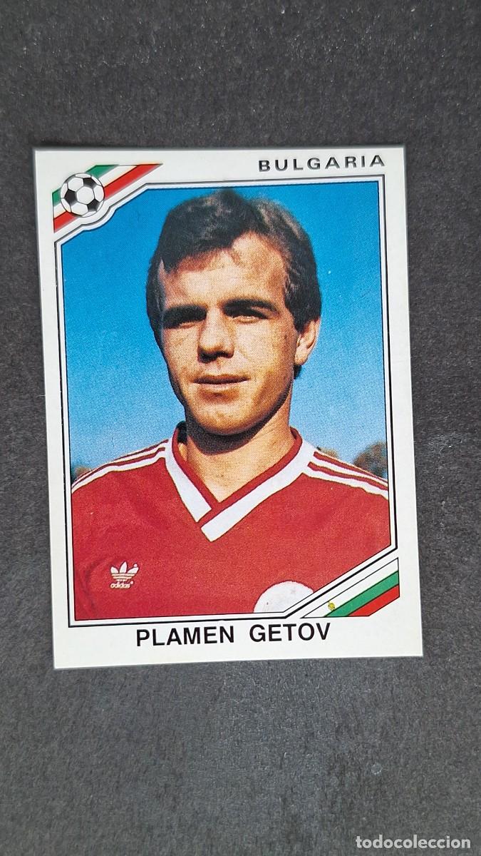 Football Stickers: L3 PLAMEN GETOV SELECCION BULGARIA 65 MUNDIAL MEXICO 86 1986 PANINI NUNCA PEGADO SIN PEGAR
