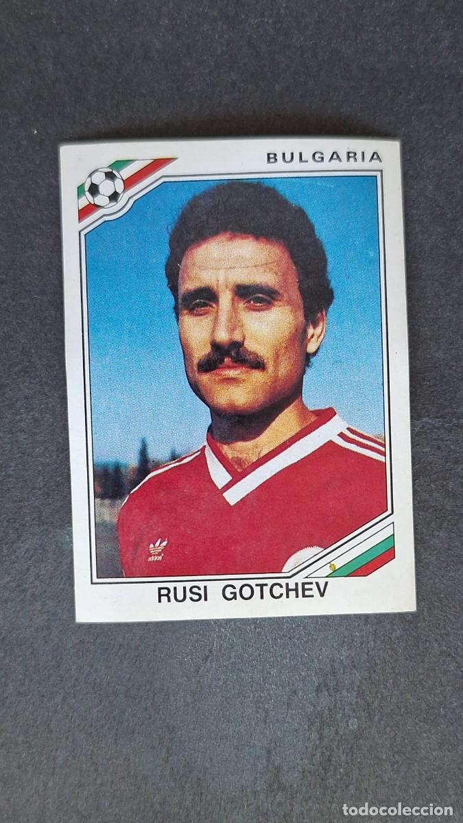 Figurine di Calcio: L3 RUSI GOTCHEV SELECCION BULGARIA 67 MUNDIAL MEXICO 86 1986 PANINI NUNCA PEGADO SIN PEGAR