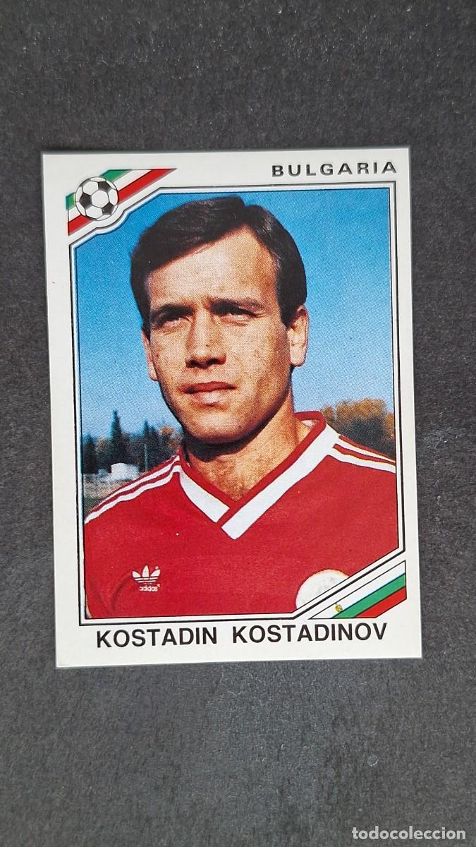 Figurine di Calcio: L3 KOSTADIN KOSTADINOV SELECCION BULGARIA 69 MUNDIAL MEXICO 86 1986 PANINI NUNCA PEGADO SIN PEGAR