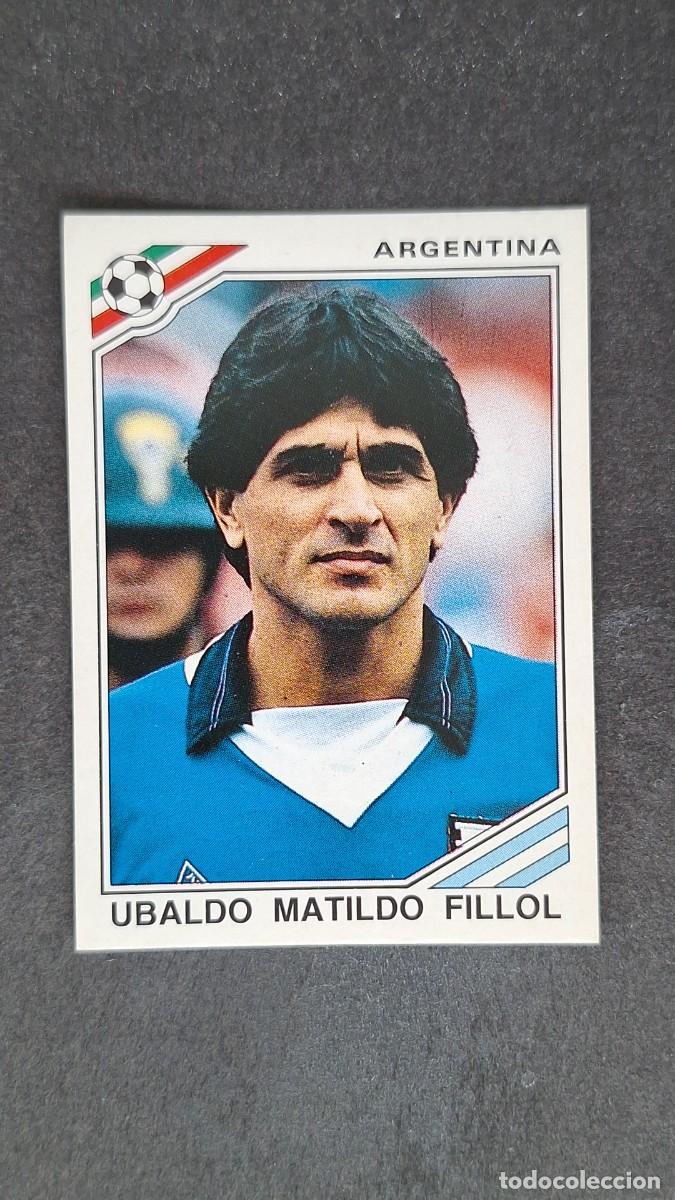 Cromos de F&uacute;tbol: L3 FILLOL SELECCION ARGENTINA 74 MUNDIAL MEXICO 86 1986 PANINI NUNCA PEGADO SIN PEGAR