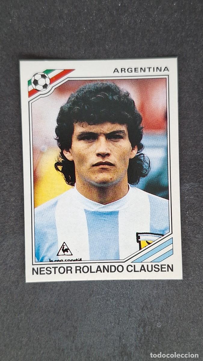 Cromos de F&uacute;tbol: L3 CLAUSEN SELECCION ARGENTINA 75 MUNDIAL MEXICO 86 1986 PANINI NUNCA PEGADO SIN PEGAR