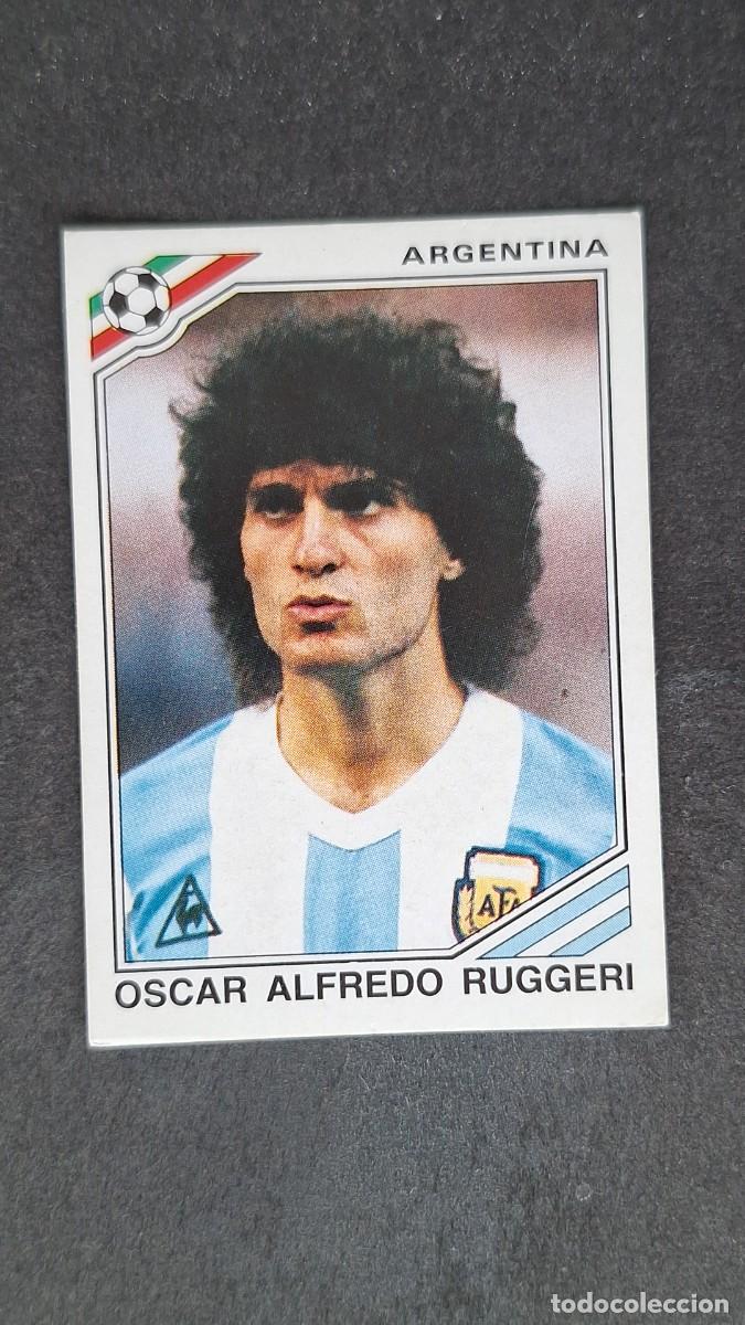 Cromos de F&uacute;tbol: L3 RUGGERI SELECCION ARGENTINA 77 MUNDIAL MEXICO 86 1986 PANINI NUNCA PEGADO SIN PEGAR