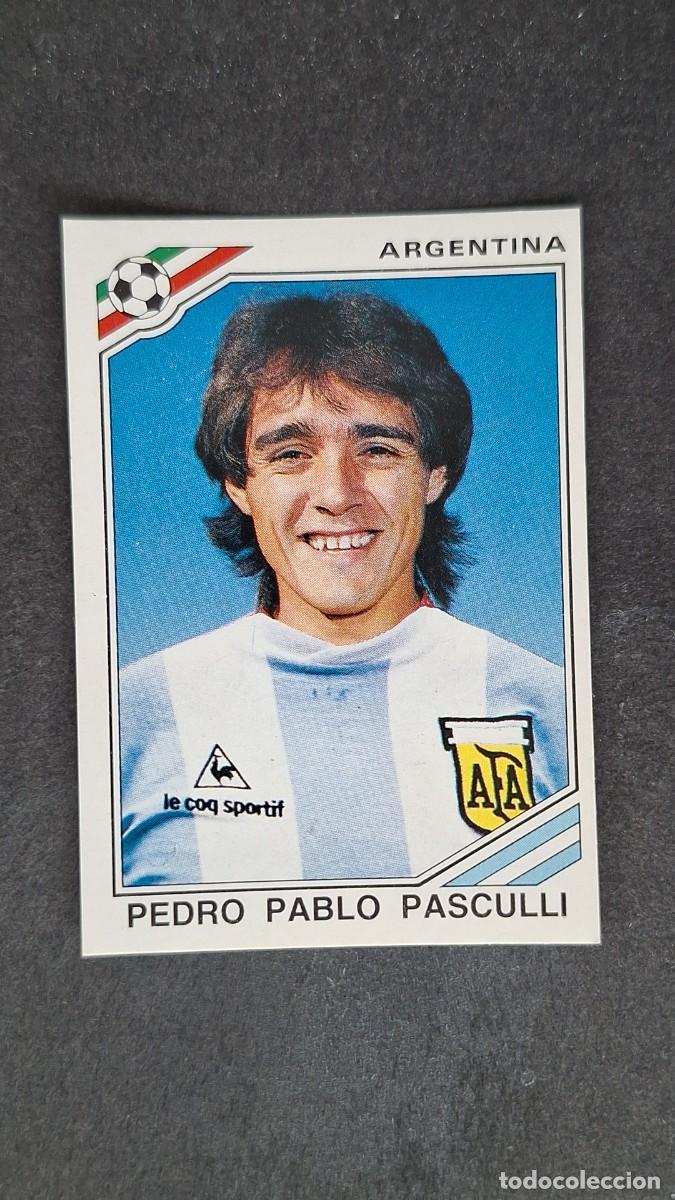 Cromos de F&uacute;tbol: L3 PASCULLI SELECCION ARGENTINA 87 MUNDIAL MEXICO 86 1986 PANINI NUNCA PEGADO SIN PEGAR