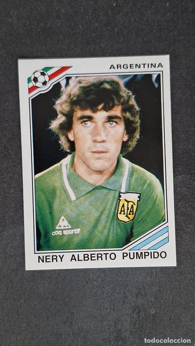 Cromos de F&uacute;tbol: L3 PUMPIDO SELECCION ARGENTINA 89 MUNDIAL MEXICO 86 1986 PANINI NUNCA PEGADO SIN PEGAR