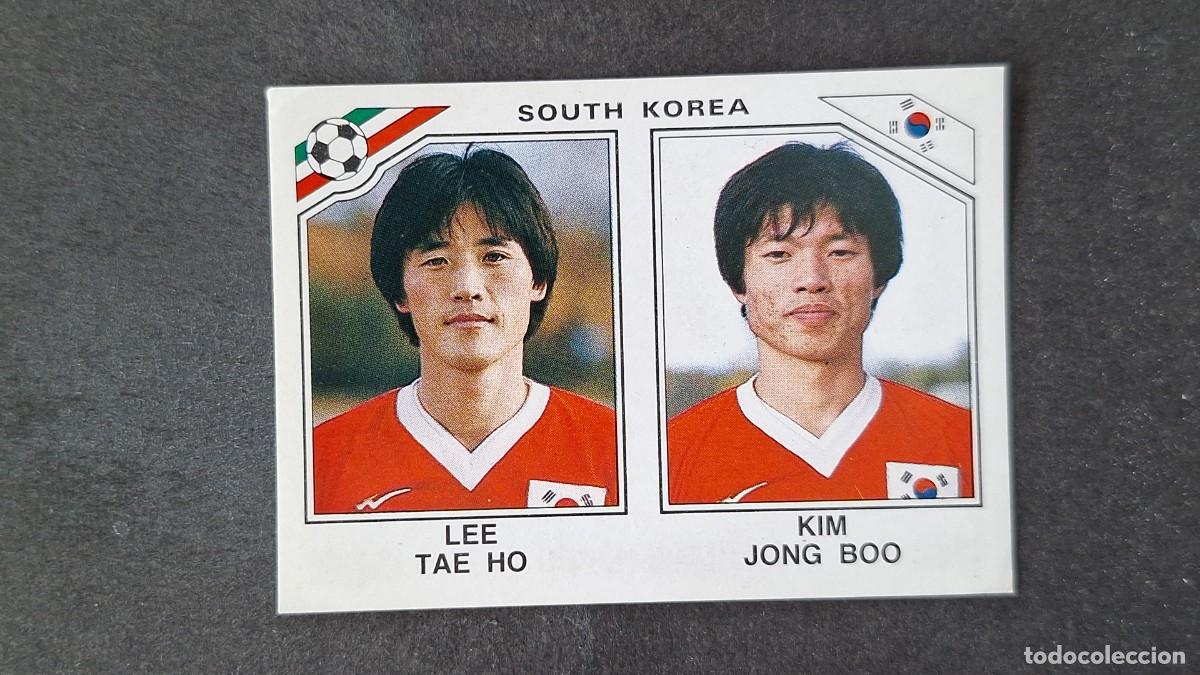 Cromos de F&uacute;tbol: L3 TAE HO - JONG BOO SELECCION KOREA DEL SUR 95 MUNDIAL MEXICO 86 PANINI NUNCA PEGADO SIN PEGAR
