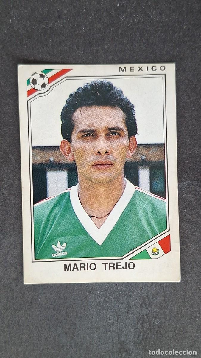 Cromos de F&uacute;tbol: L3 MARIO TREJO SELECCION MEXICO 113 MUNDIAL MEXICO 86 PANINI NUNCA PEGADO SIN PEGAR